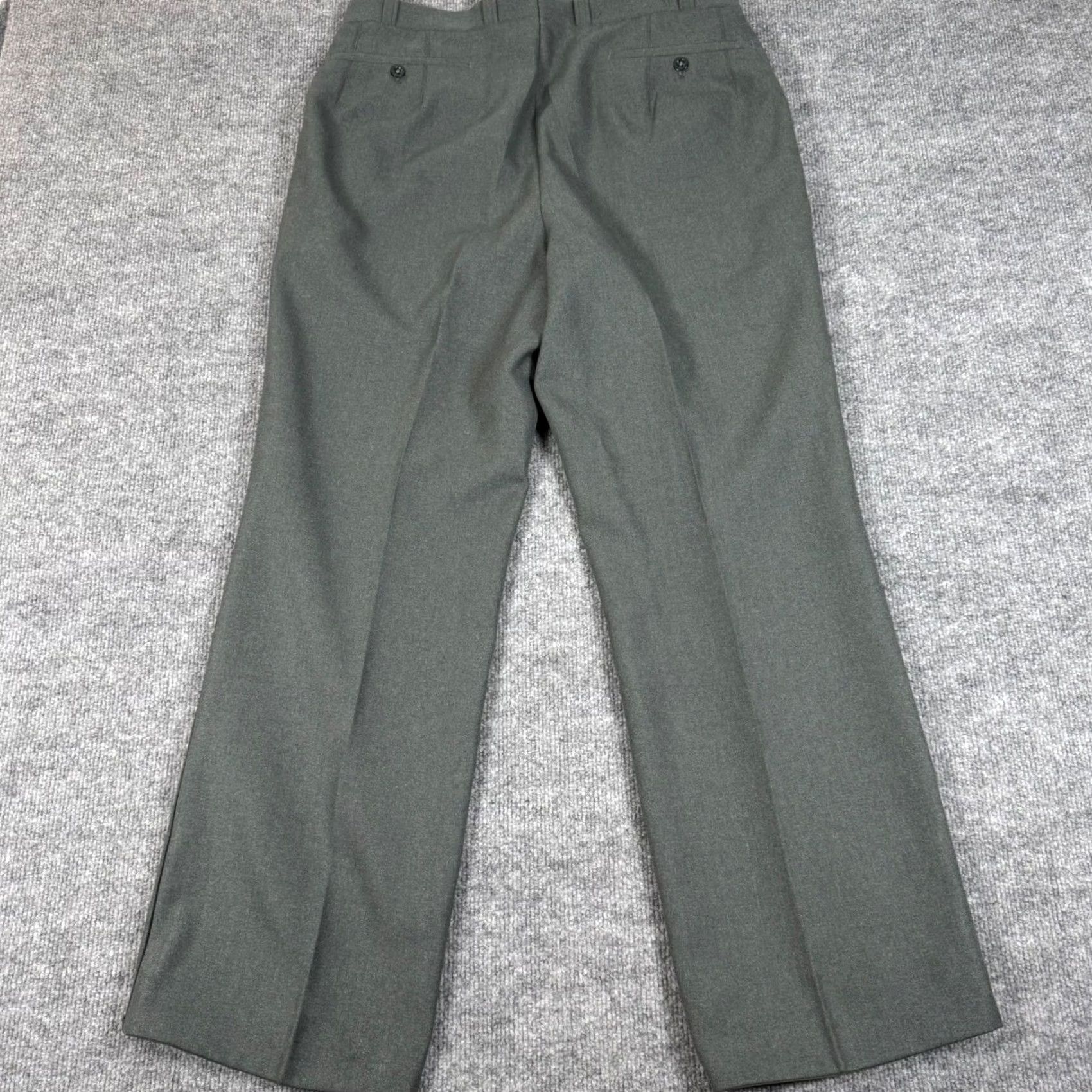 Vintage Vintage military wool blend dress pants 36x30 gray Men Size US 36 / EU 52 - 7 Thumbnail