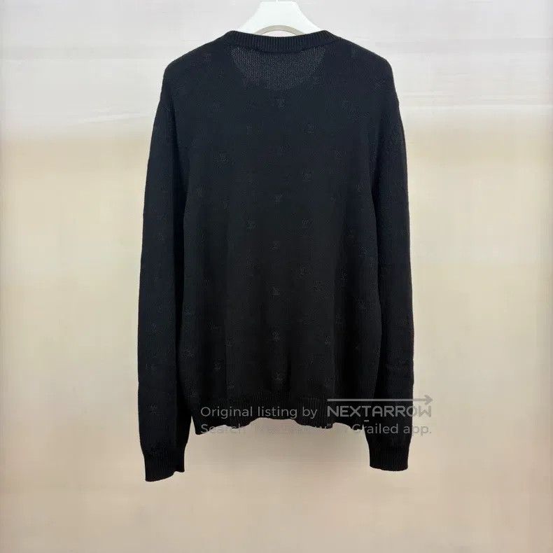 Louis Vuitton Louis Vuitton SS24 Embroidered logo printed sweater Size US XL / EU 56 / 4 - 2 Thumbnail