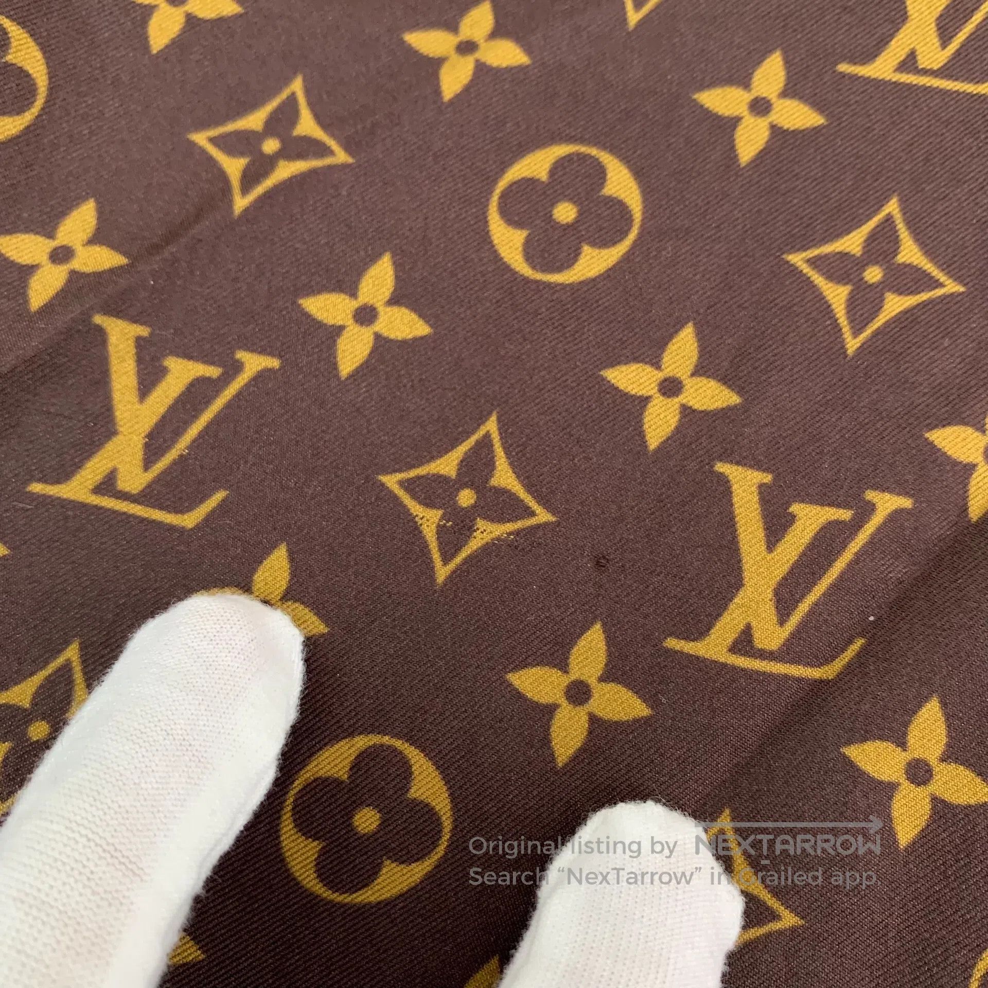 Louis Vuitton Louis Vuitton Brown floral printed mulberry silk long-slee Size US XS / EU 42 / 0 - 9 Thumbnail