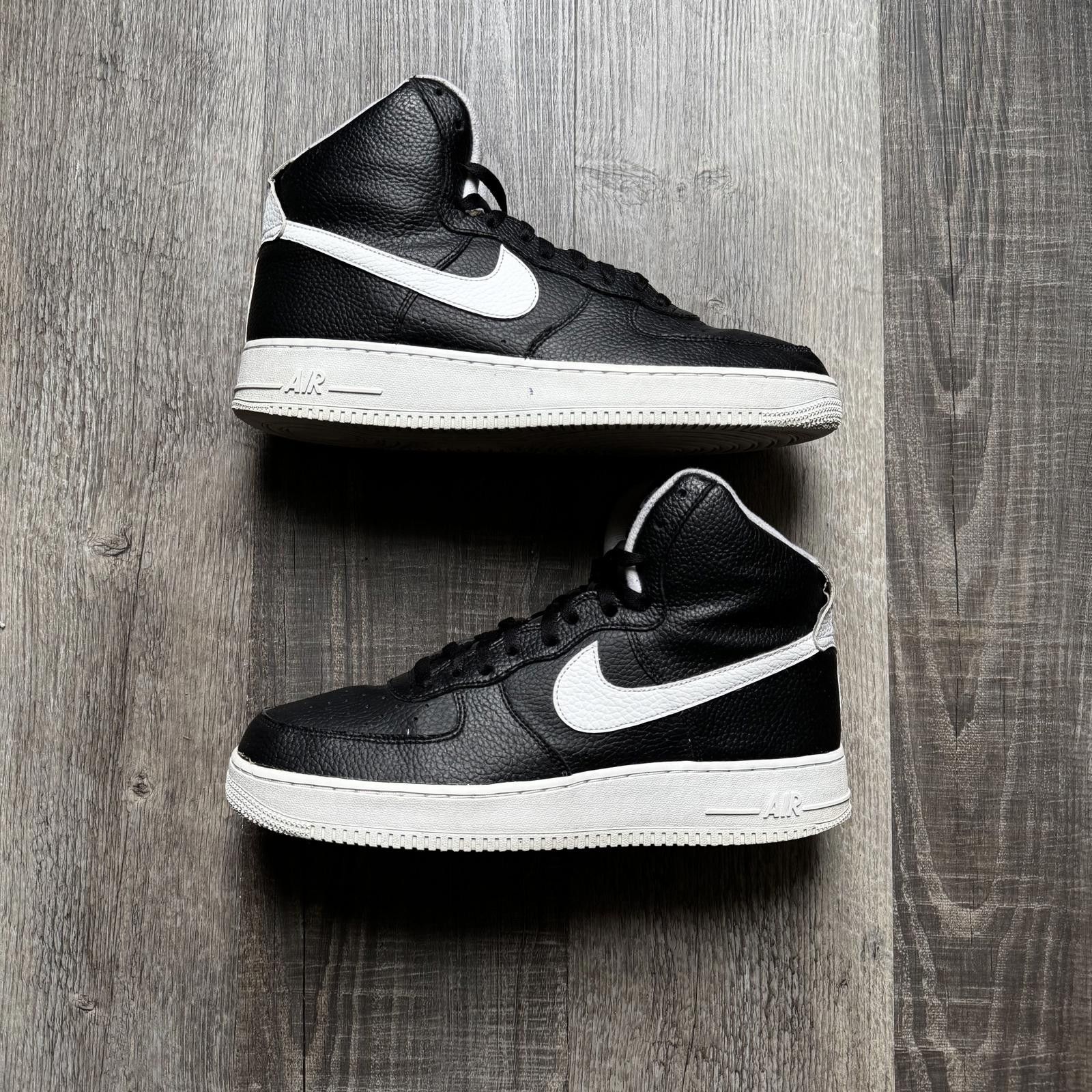 Nike NIKE • Air Force 1 High '07 "Black/White" (12M) Size US 12 / EU 45 - 2 Thumbnail
