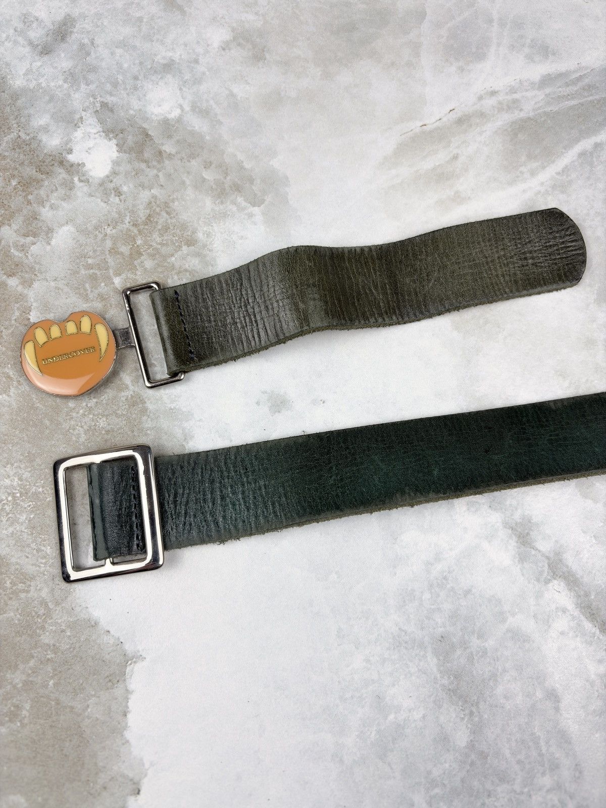 Undercover SS08 Undercover Vampire Fang Teeth Buckle Leather Belt Size ONE SIZE - 6 Thumbnail