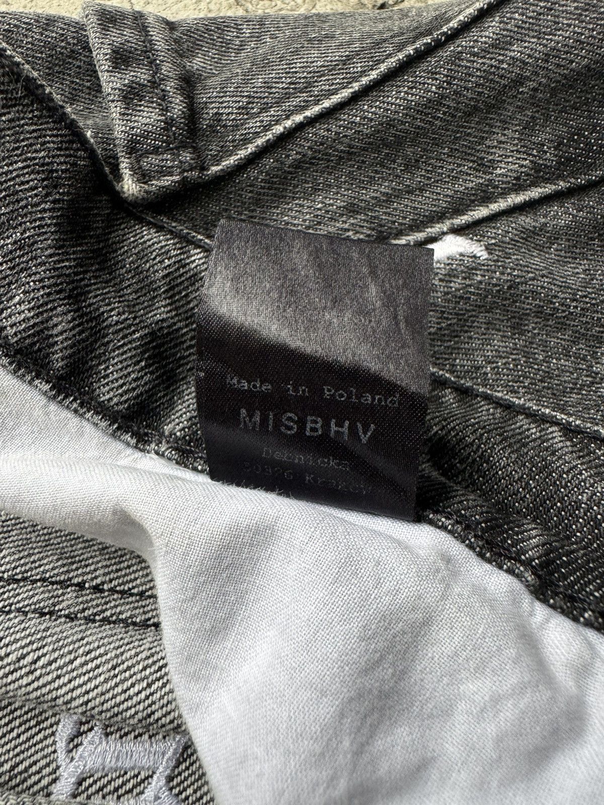 Misbhv MISBHV embroidery logo jeans Size US 30 / EU 46 - 13 Thumbnail