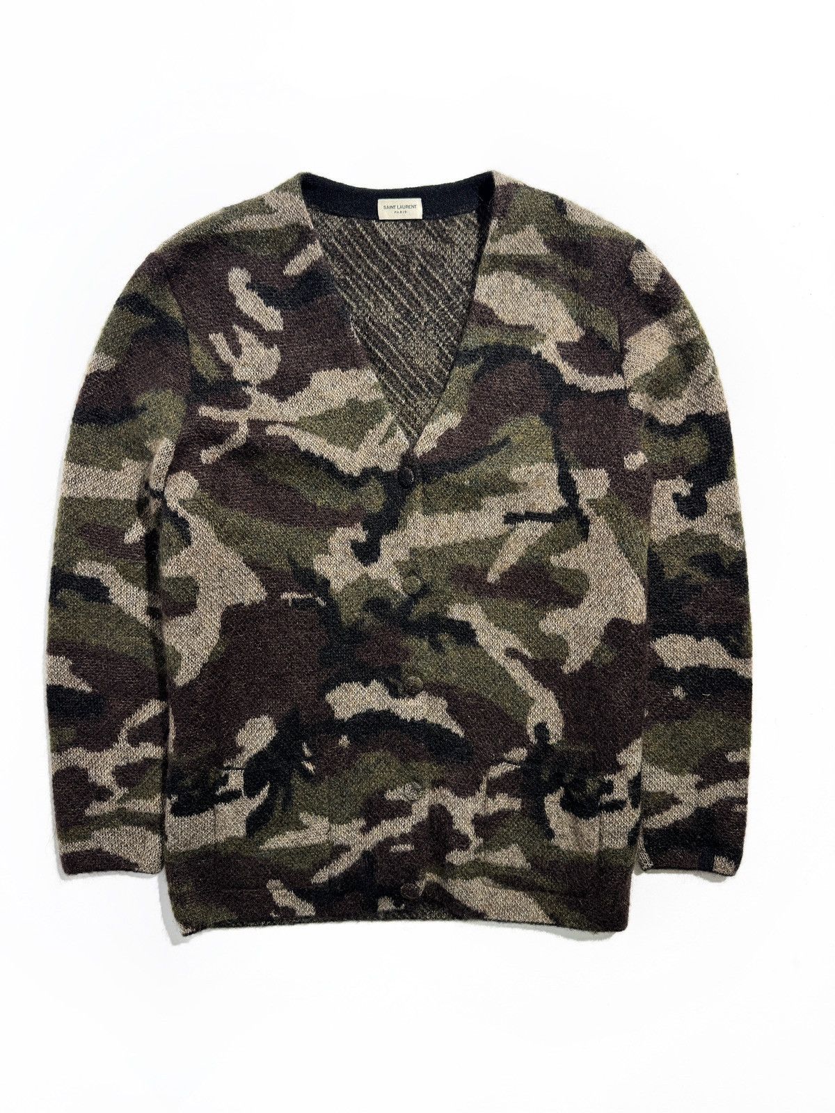 Saint Laurent Paris Saint Laurent ss16 rose wool cardigan by Hedi