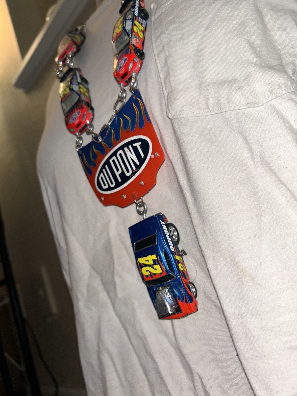 Other 1/1 Your World upcycled jeff gordon rosary style necklace Size ONE SIZE - 3 Thumbnail