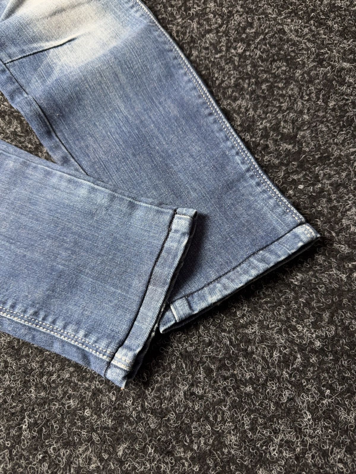 G-Star 00s G-Star RAW 3301 Distressed Punk Rock Denim Jeans Y2K Size 25" / US 0 / IT 36 - 2 Thumbnail