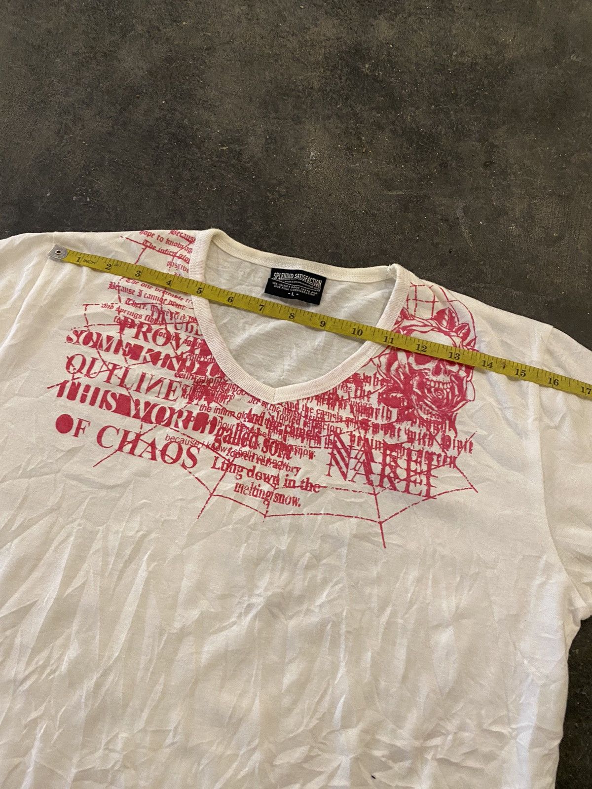 Hysteric Glamour × If Six Was Nine × Japanese Brand Y2k Splendid satisfaction skull punk style tshirt Size US L / EU 52-54 / 3 - 7 Thumbnail