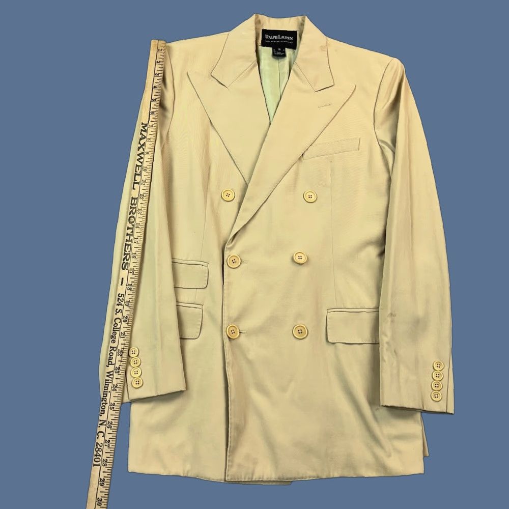 Ralph Lauren VINTAGE Ralph Lauren Collection Blazer Womens 12 Black Label Double-Breasted USA Jacket Blazer Womens Size XL / US 12-14 / IT 48-50 - 1 Thumbnail