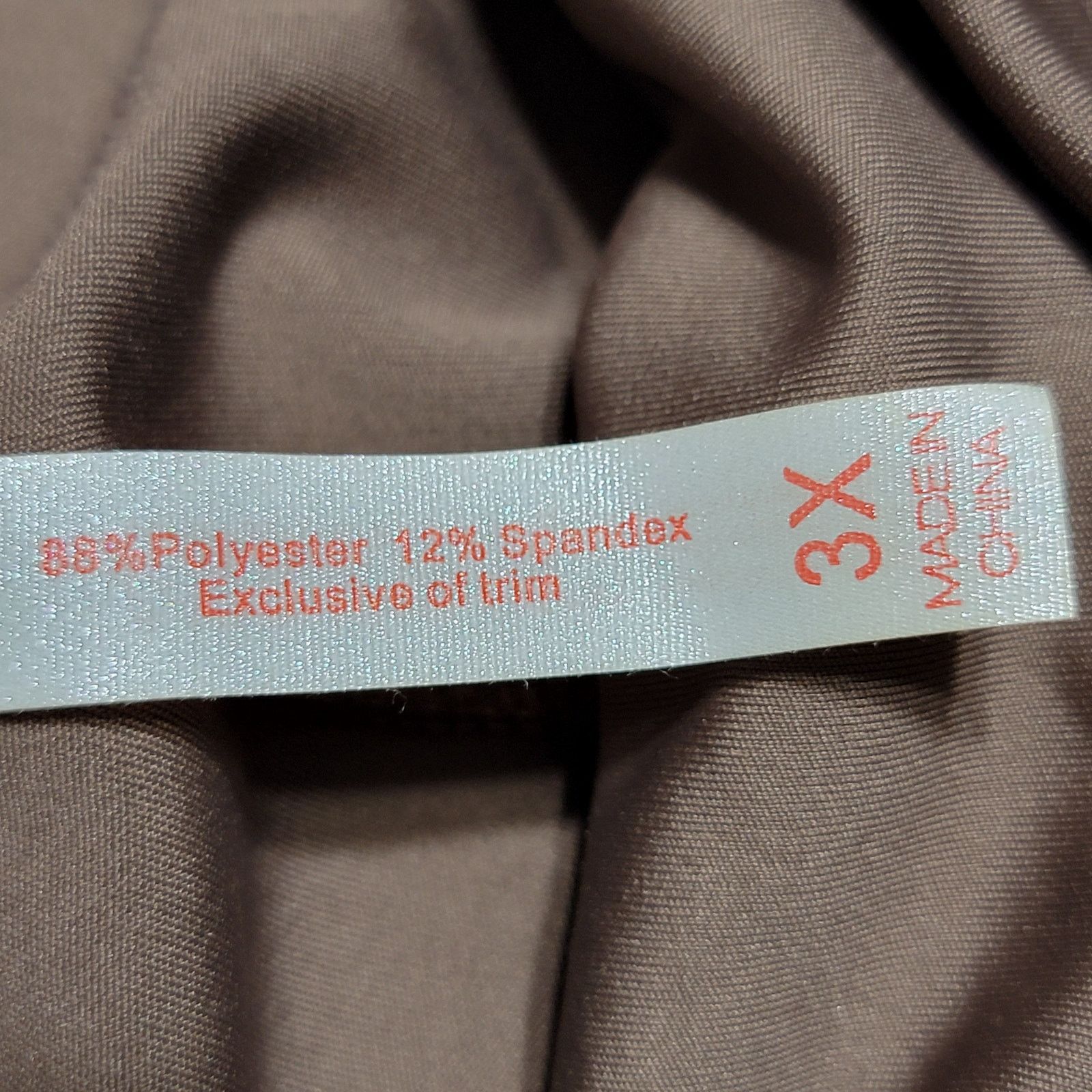 Other Adrienne Vittadini Sport Brown Leggings - Size 3X Size 37" - 6 Thumbnail
