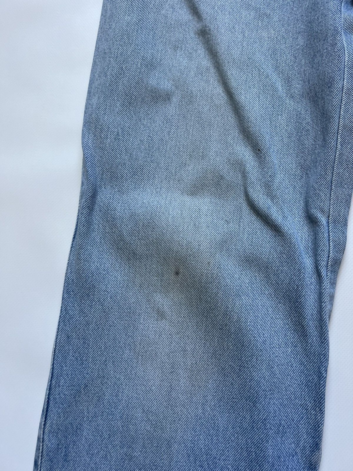 Armani Vintage Armani Jeans Blue Wash Distressed Denim Pants Size US 28 / EU 44 - 6 Thumbnail
