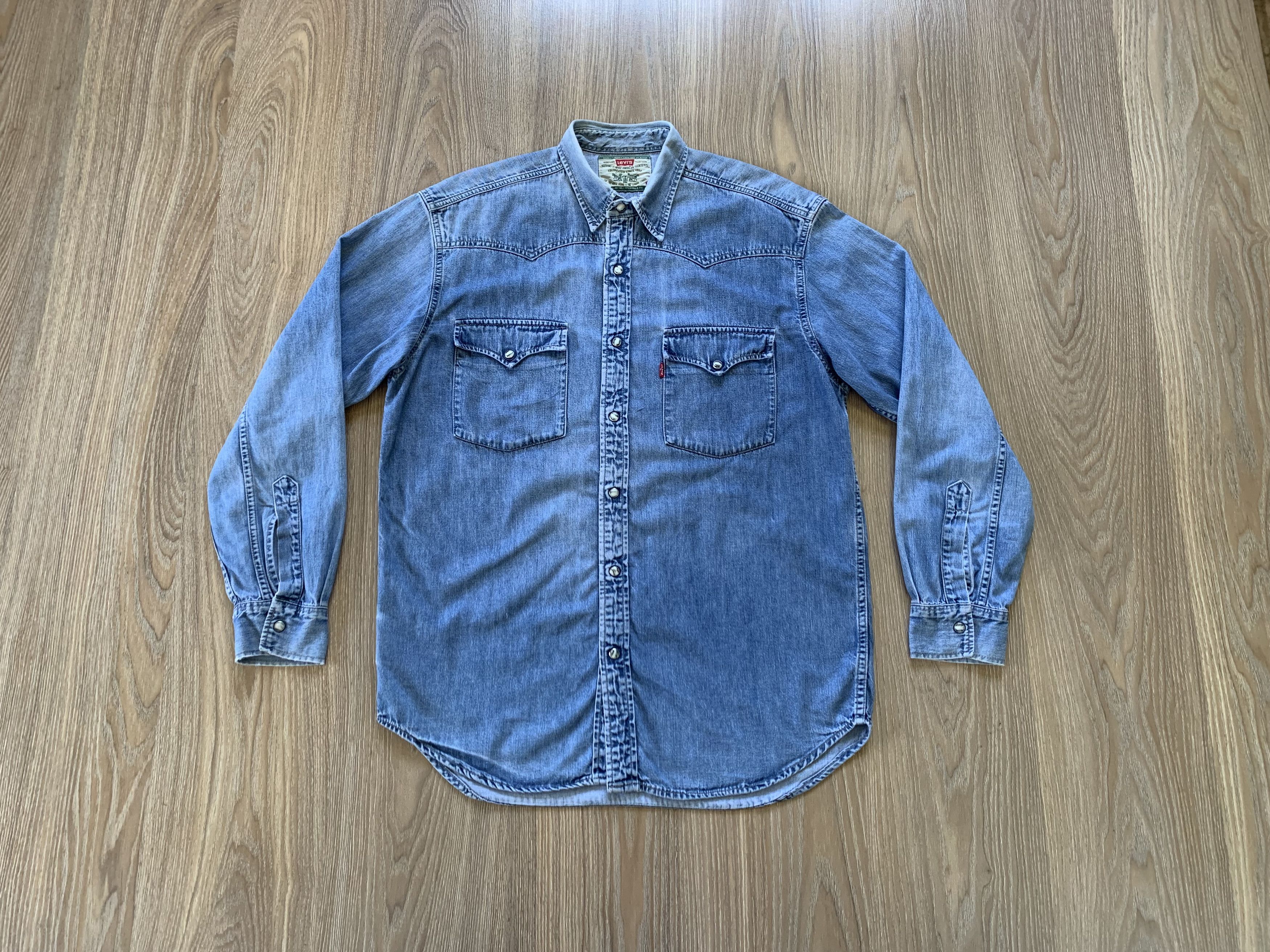 Levi's × Levi's Vintage Clothing × Vintage Levi's Vintage Denim Button Up Shirt Size US M / EU 48-50 / 2 - 1 Thumbnail