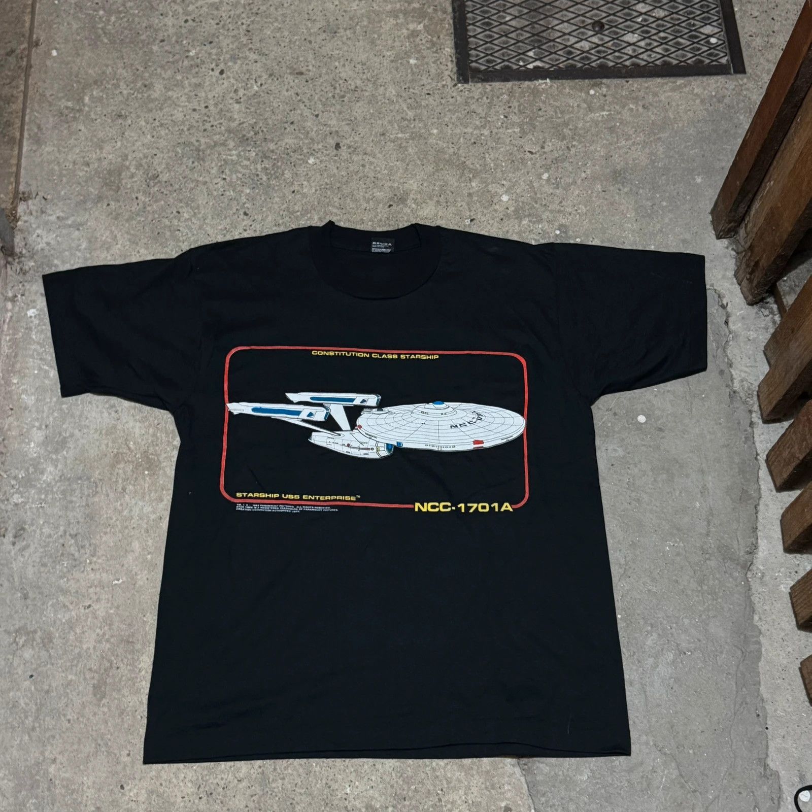 Vintage Vintage Star Treck 90s t-shirt Size US XL / EU 56 / 4 - 1 Thumbnail