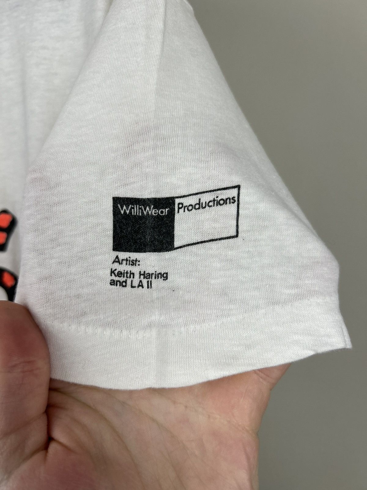 Keith Haring Vintage 80s Keith Haring Graphic Print Pop Art Willi Wear Size US M / EU 48-50 / 2 - 10 Thumbnail
