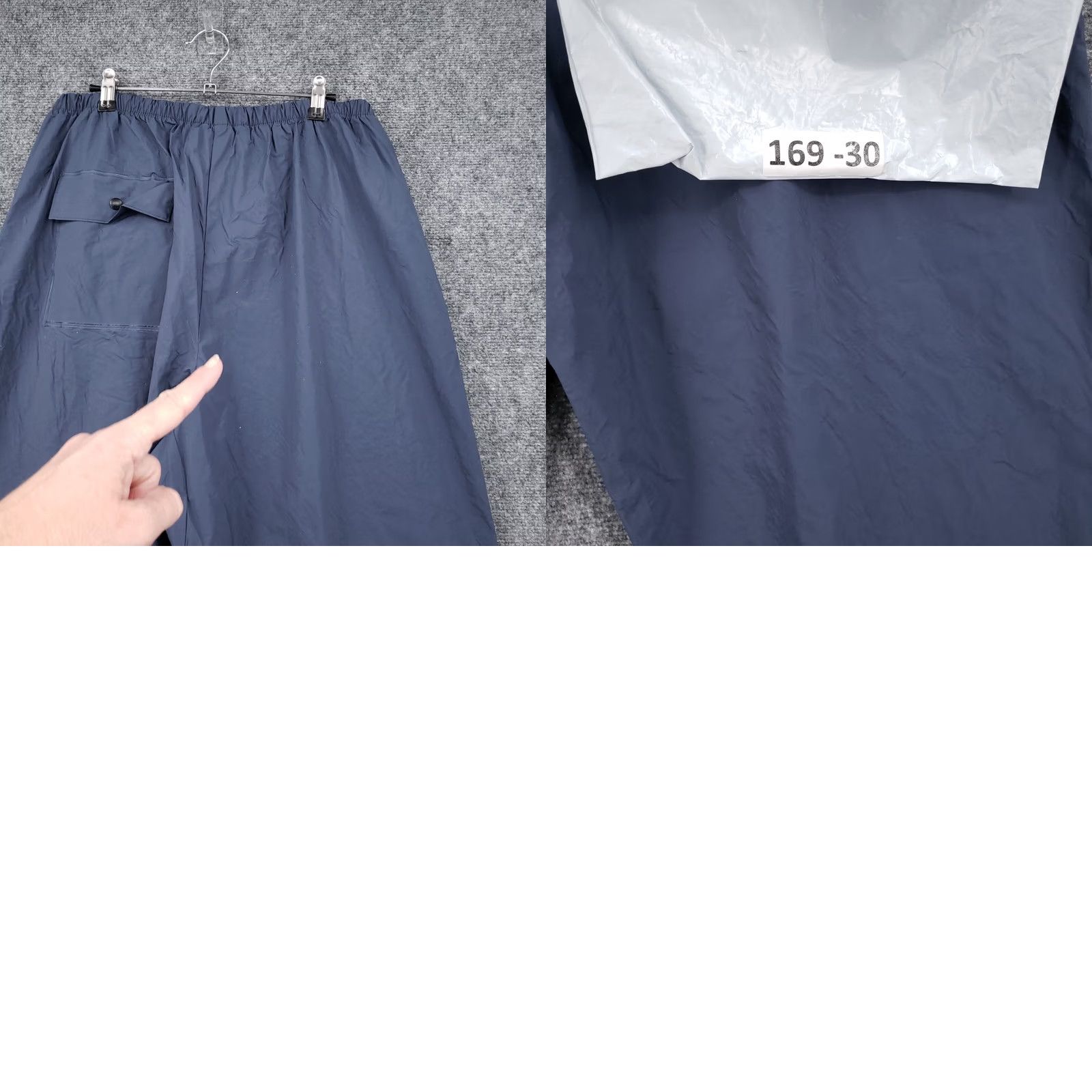 Vintage Cabelas Outdoor Gear Pants Men Large Blue Waterproof Drawstring Hiking Size US 32 / EU 48 - 10 Thumbnail