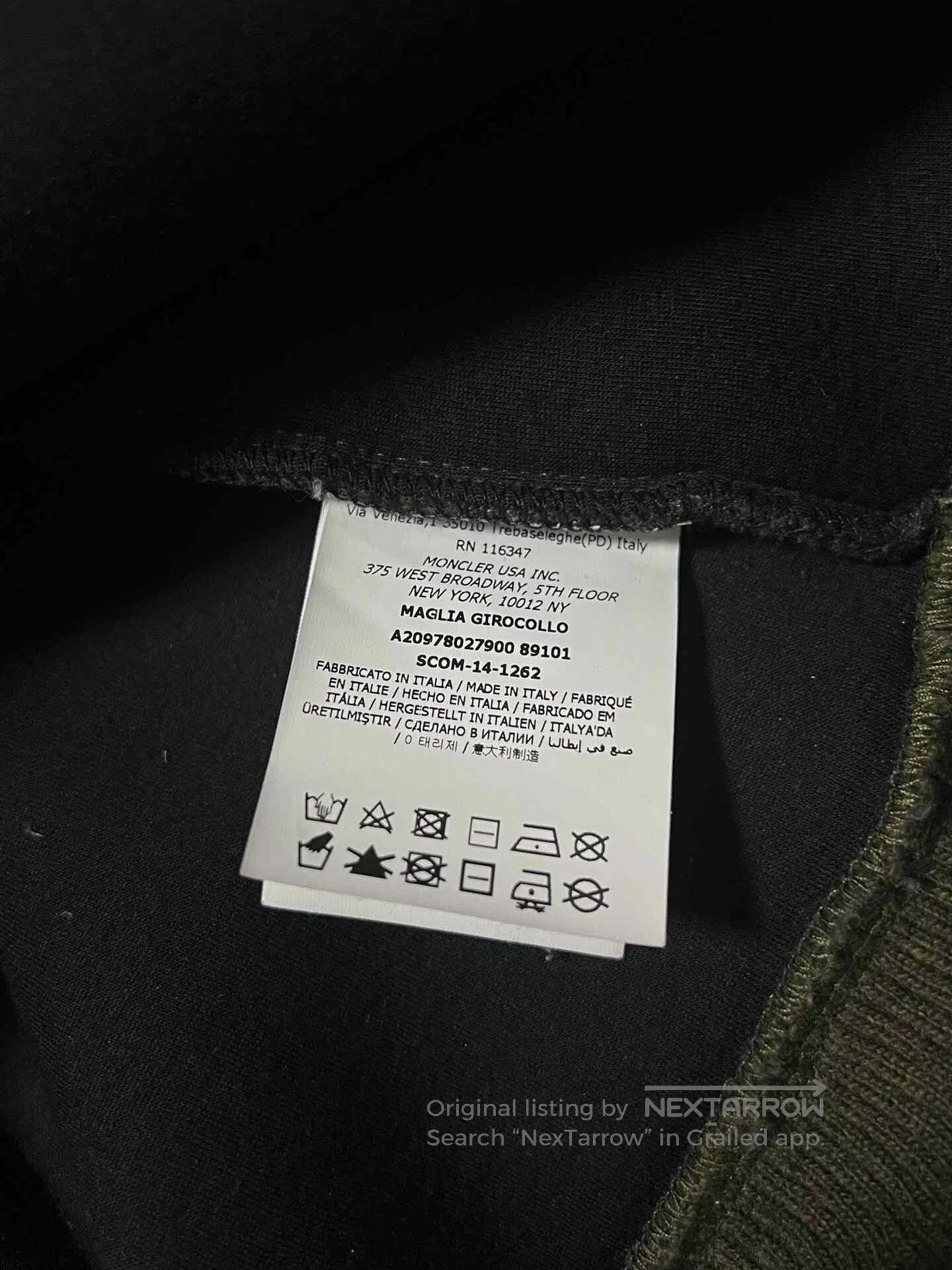 Moncler Moncler Men's Wool Crewneck Sweater. Size US L / EU 52-54 / 3 - 7 Thumbnail