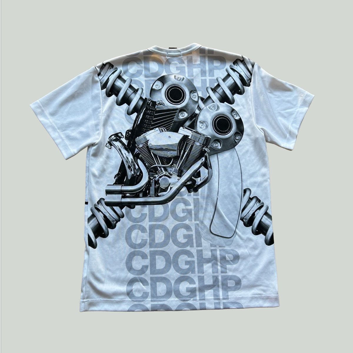 Comme des Garcons Homme Plus 21SS Motorcycle Mesh Tee Size US M / EU 48-50 / 2 - 2 Thumbnail
