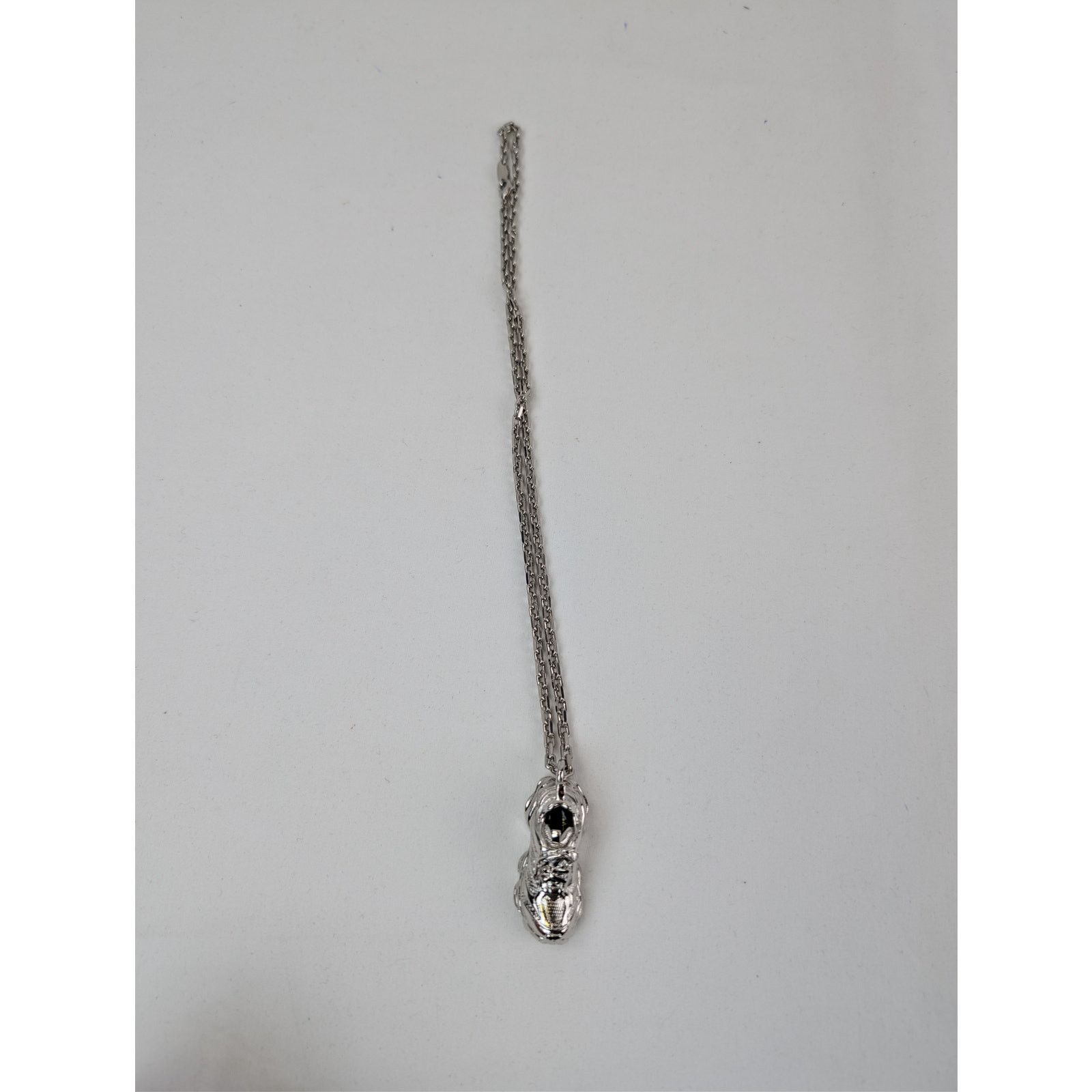 Balenciaga o1rshd1 Q:2 / Size: OS / Shoe Keychain in Silver-Tone Brass Size ONE SIZE - 9 Thumbnail