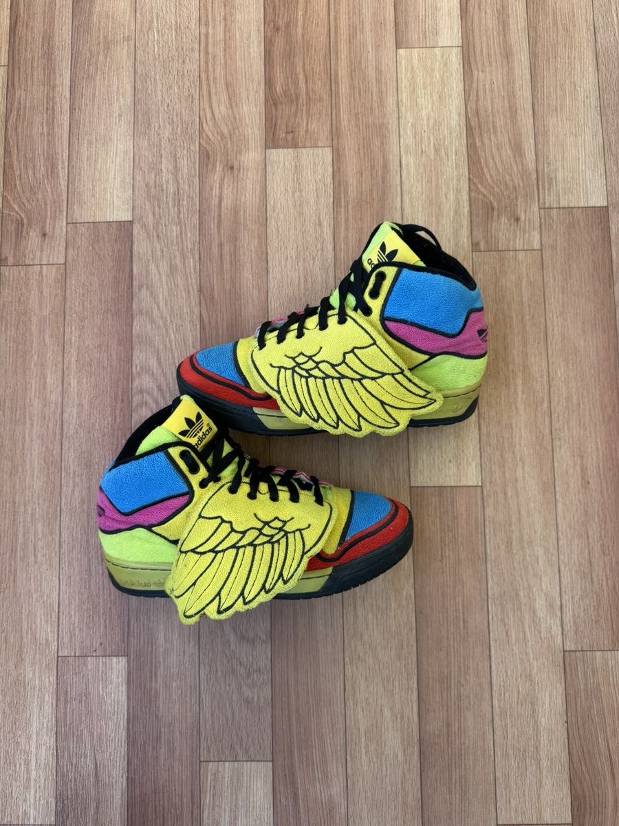 Adidas × Jeremy Scott Adidas jeremy scott wing multicolor Size US 7.5 / EU 40-41 - 12 Thumbnail