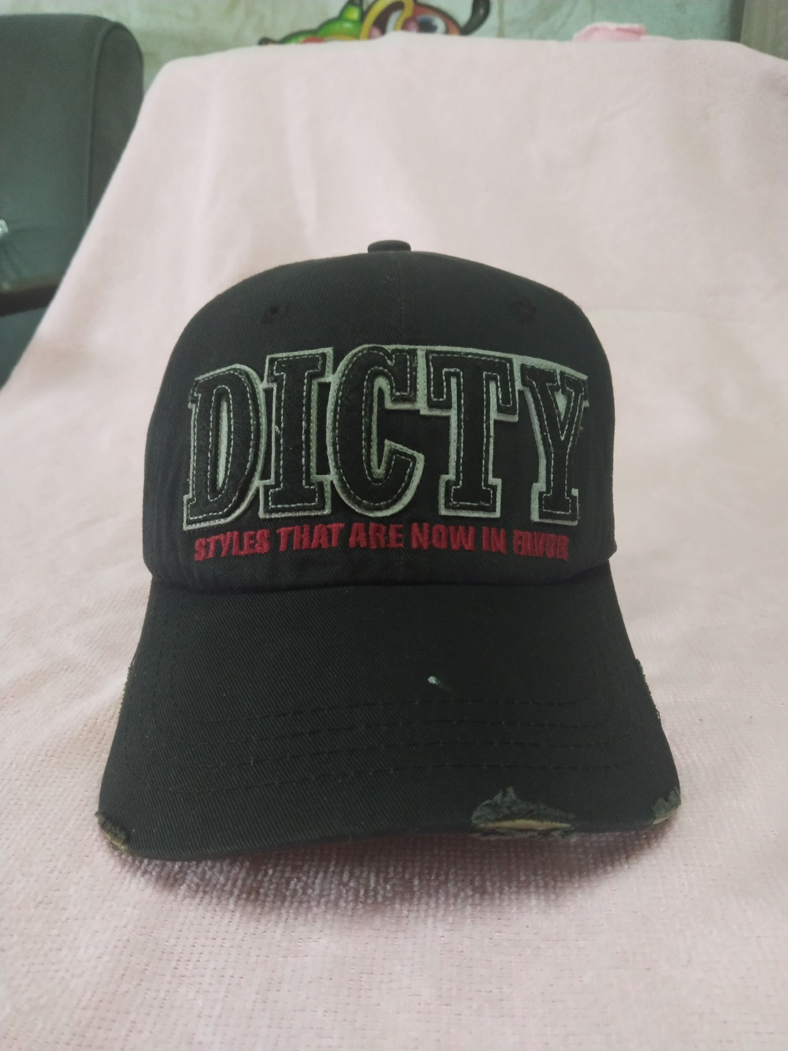 Japanese Brand VINTAGE DICTY DISTRESSED STYLE CAP HAT Size ONE SIZE - 1 Thumbnail
