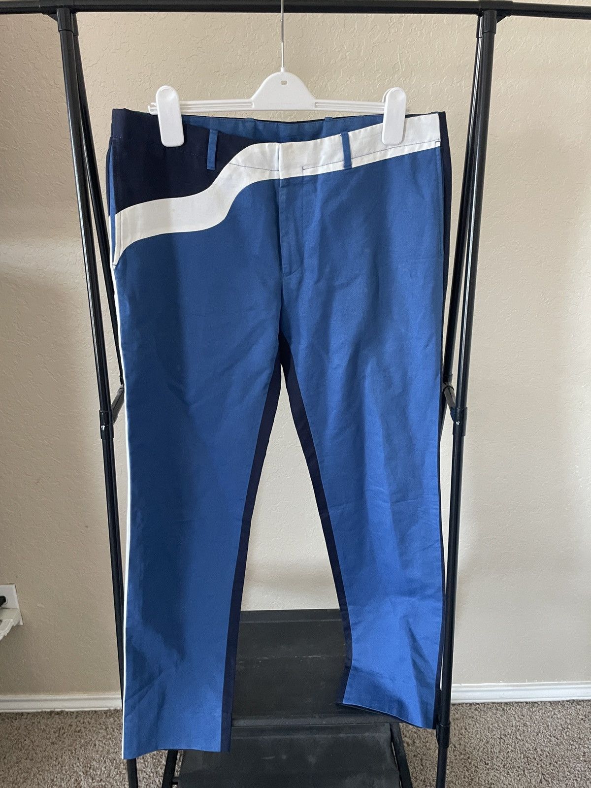 Kenzo Color Block Cotton/Linen FF pants Size US 36 / EU 52 - 1 Thumbnail