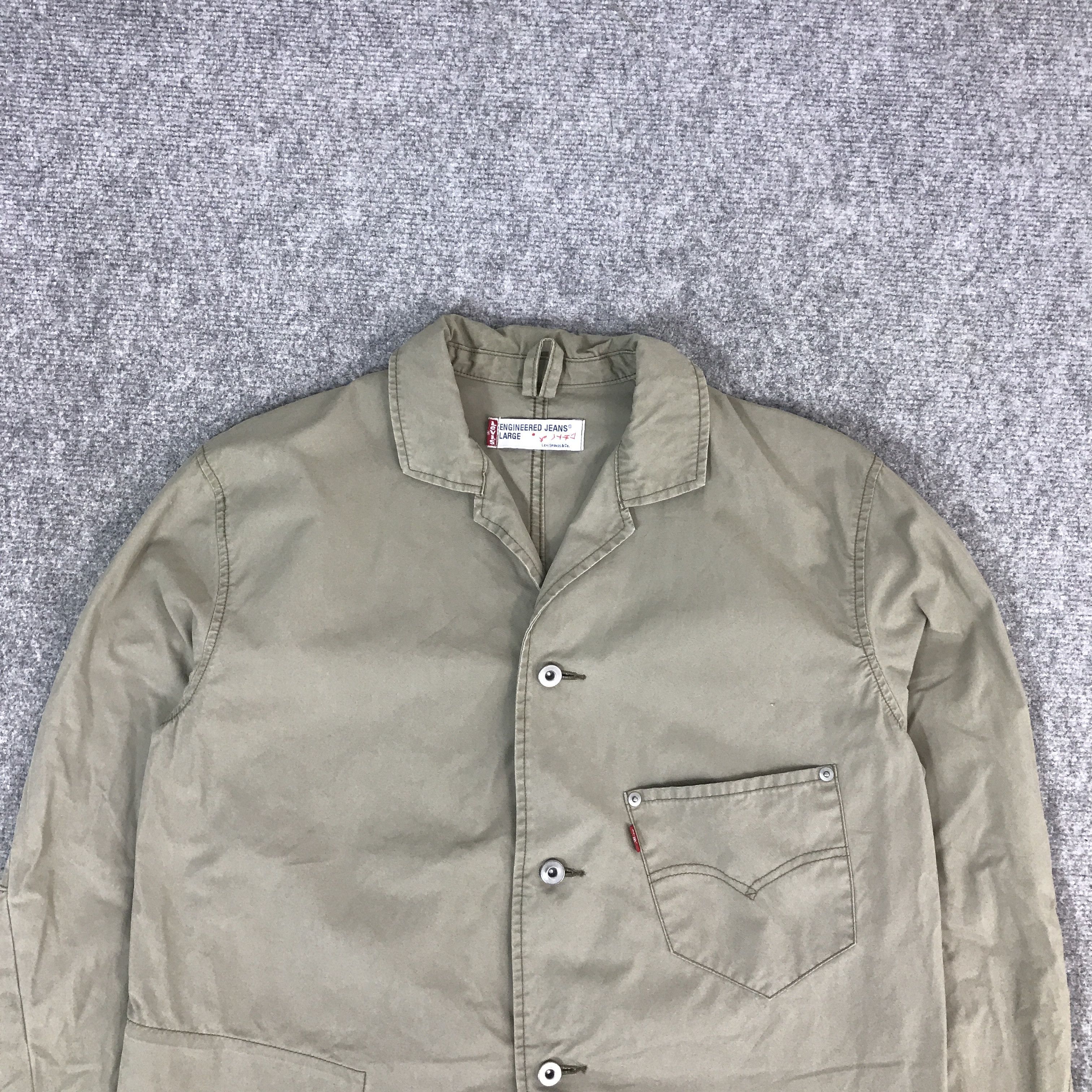 Levi's Vintage Clothing LEVIS ENGINEERED JEANS BUTTON SINGLE POCKET JACKET Size US L / EU 52-54 / 3 - 3 Thumbnail