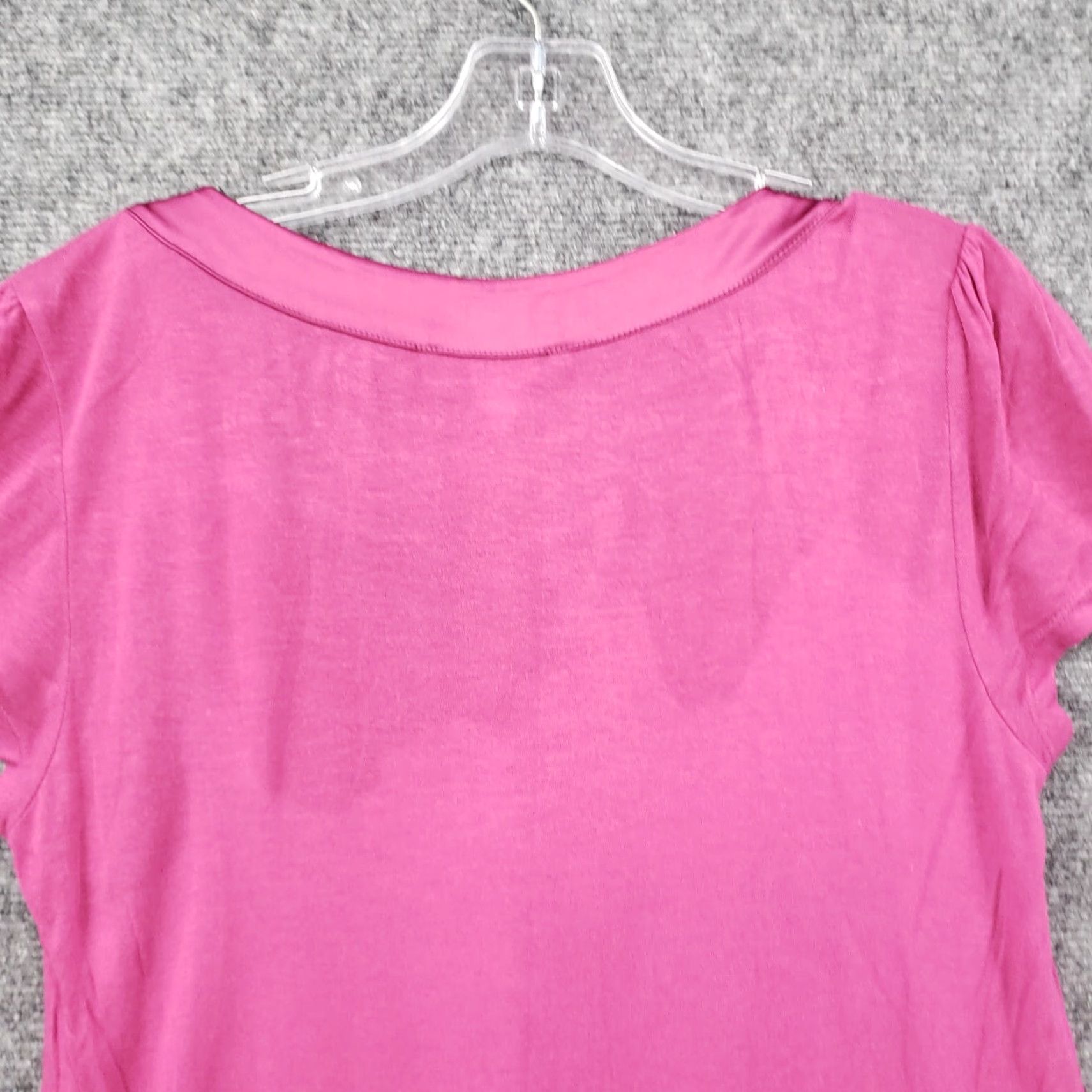 Express Express Pink Mini Dress Womens S Short Sleeves Round Neck Pullover Casual Size S / US 4 / IT 40 - 7 Thumbnail