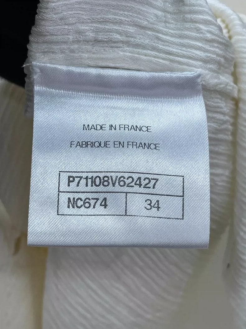Chanel Chanel 21A handmade workshop diamond checkered logo silk ve Size XXS / US 00 / IT 34 - 6 Thumbnail