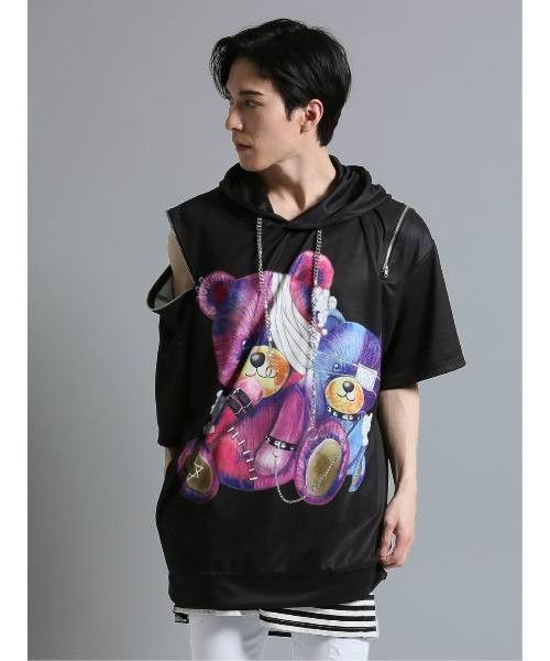 14th Addiction × Hysteric Glamour × If Six Was Nine Psycho Nation Vkei Kawaii Harajuku Baggy Oversized Hoodie Size US S / EU 44-46 / 1 - 2 Thumbnail