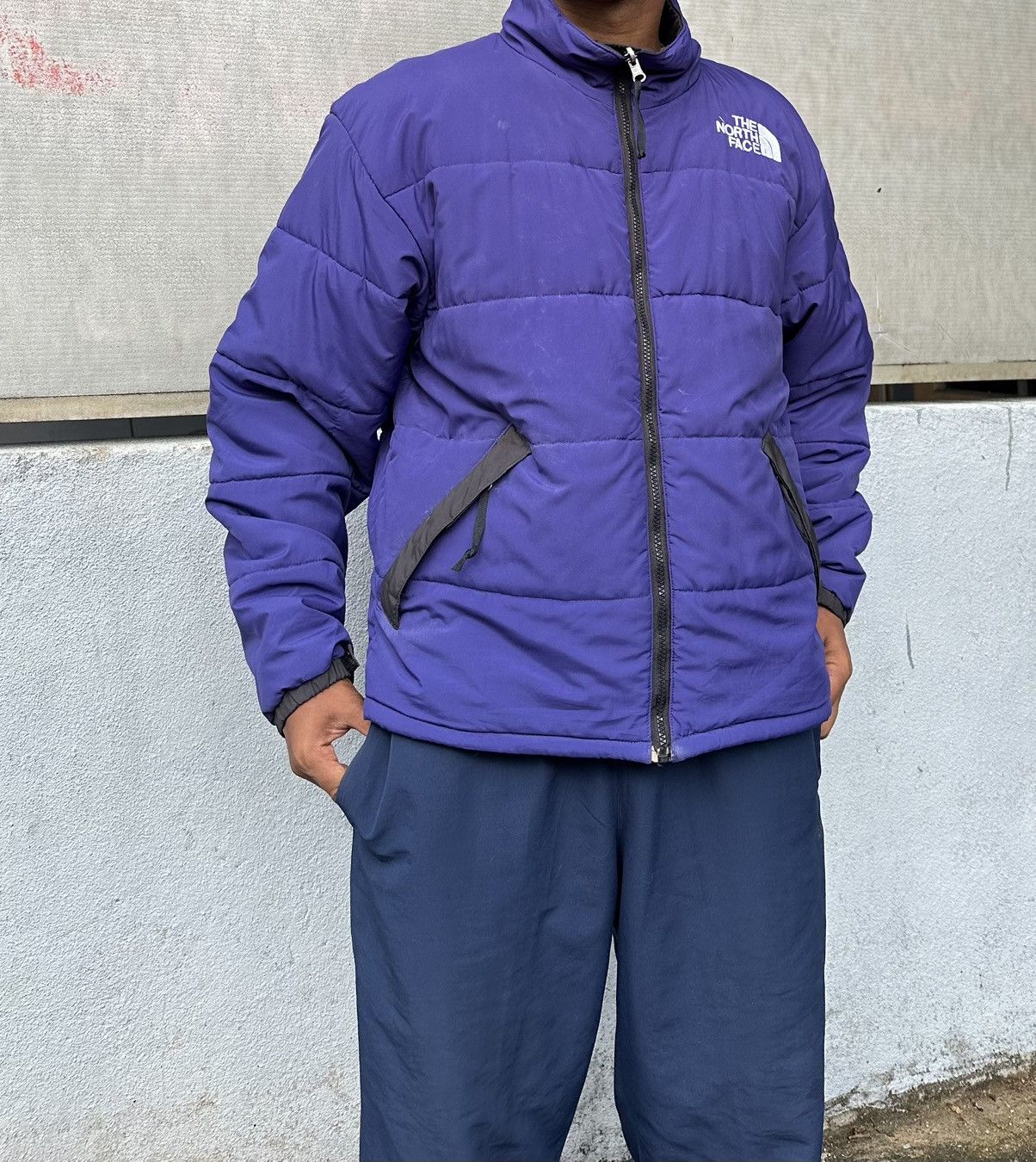 The North Face 👹The North Face Light Puffer Jacket In Purple Size US L / EU 52-54 / 3 - 4 Thumbnail