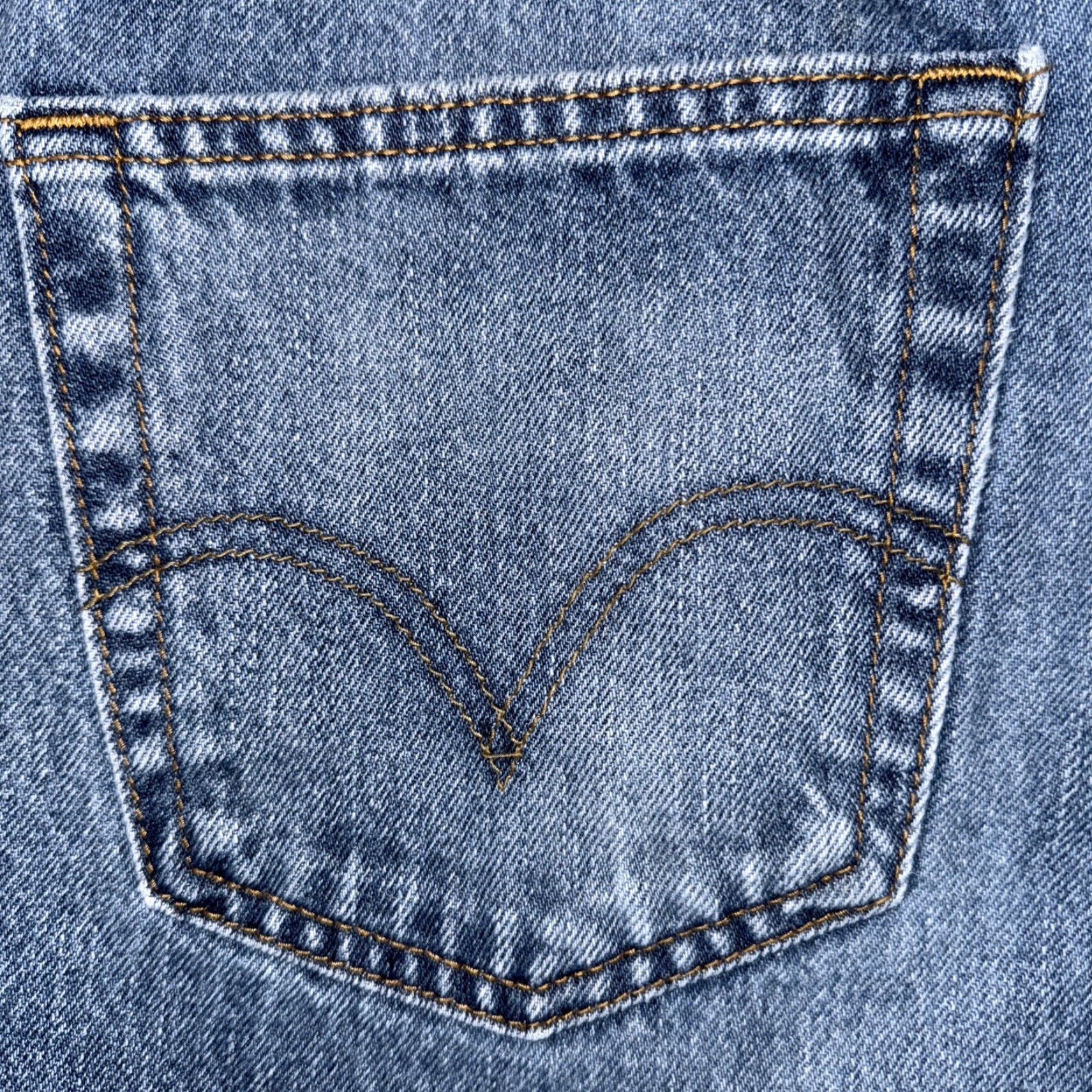 Levi's Levi's 505 Jeans Mens Denim Blue 36X29 Regular Straight 5-Pocket Cotton Denim USA 90s Cowboy Vintage Theme STAGE Size US 36 / EU 52 - 6 Thumbnail