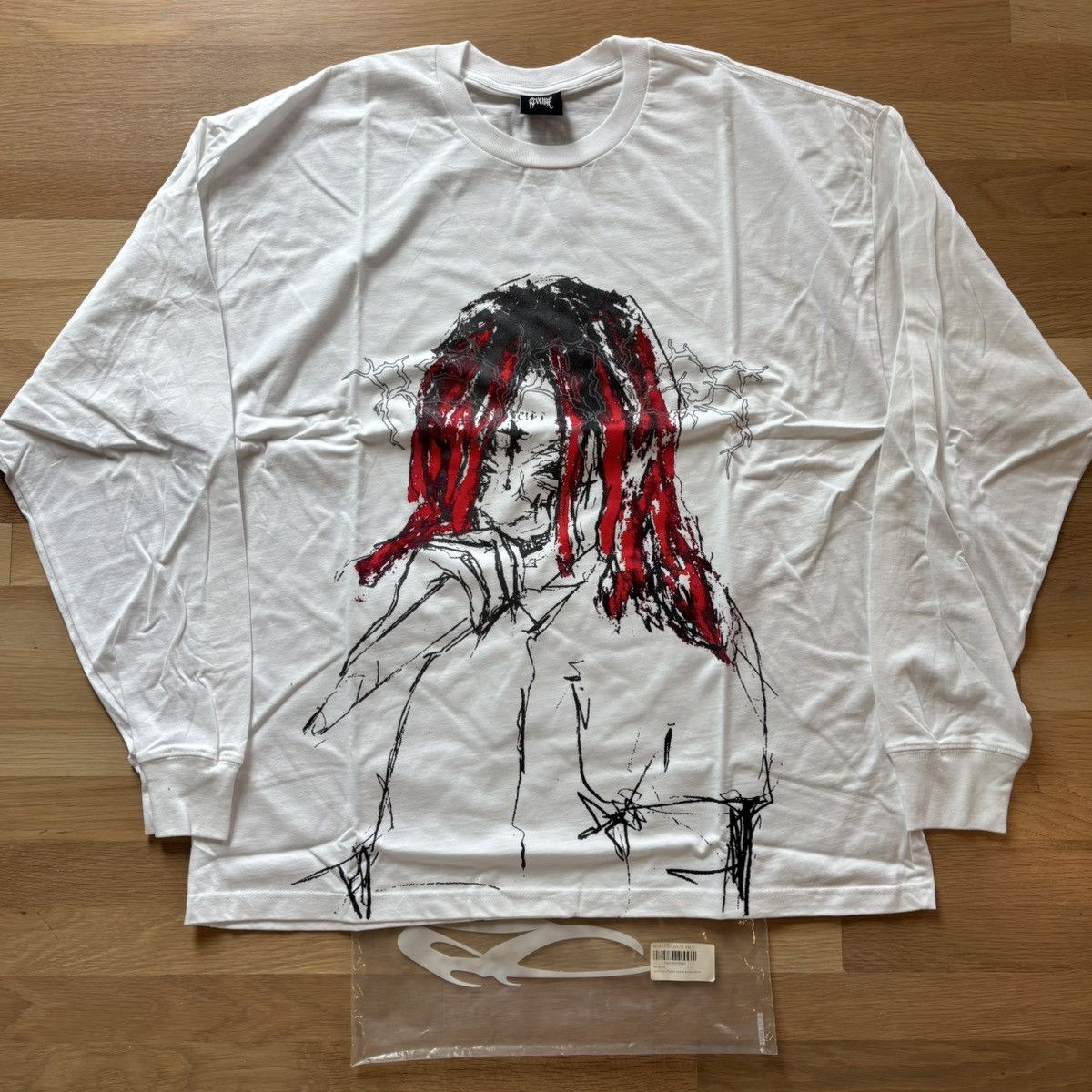 Revenge × Trippie Redd Revenge Trippie Redd Lightning Longsleeve Tee Size US XXL / EU 58 / 5 - 2 Thumbnail