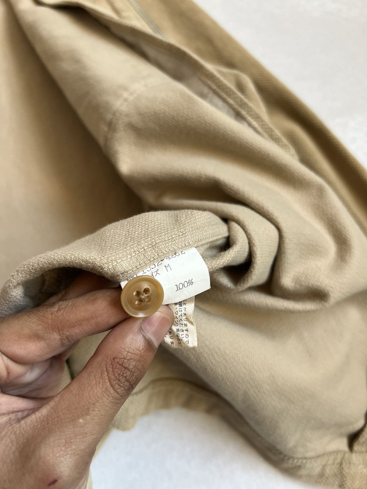 Chaps Ralph Lauren Chaps Ralph Lauren Single Pocket Corduroy Beige Jacket Size US M / EU 48-50 / 2 - 11 Thumbnail