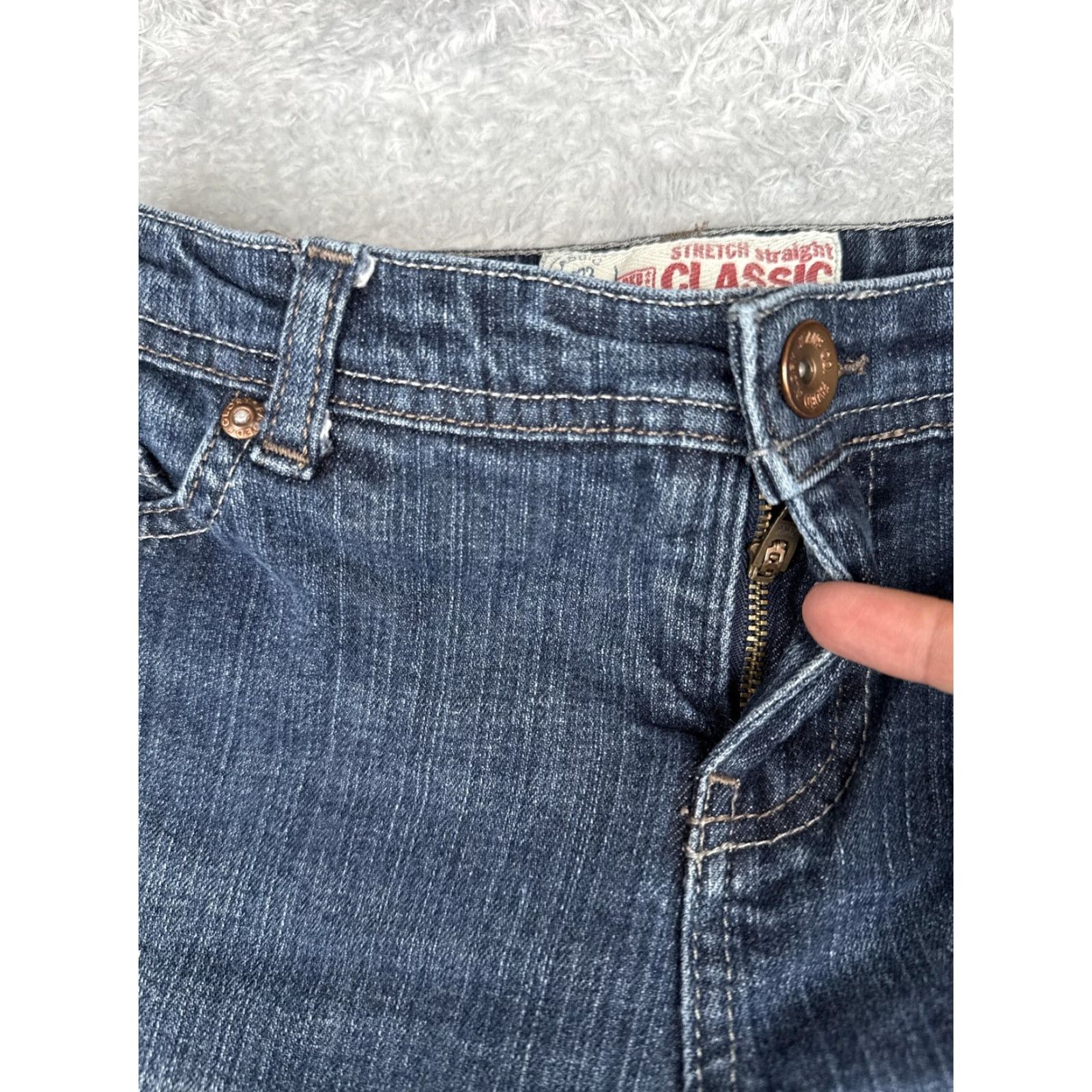 Faded Glory Faded Glory Jeans Womens Bootcut 6P Blue Stretch Denim 28x28 Low Rise Pocket 5-Pocket Womens Jeans Mens? Size 28" / US 6 / IT 42 - 5 Thumbnail