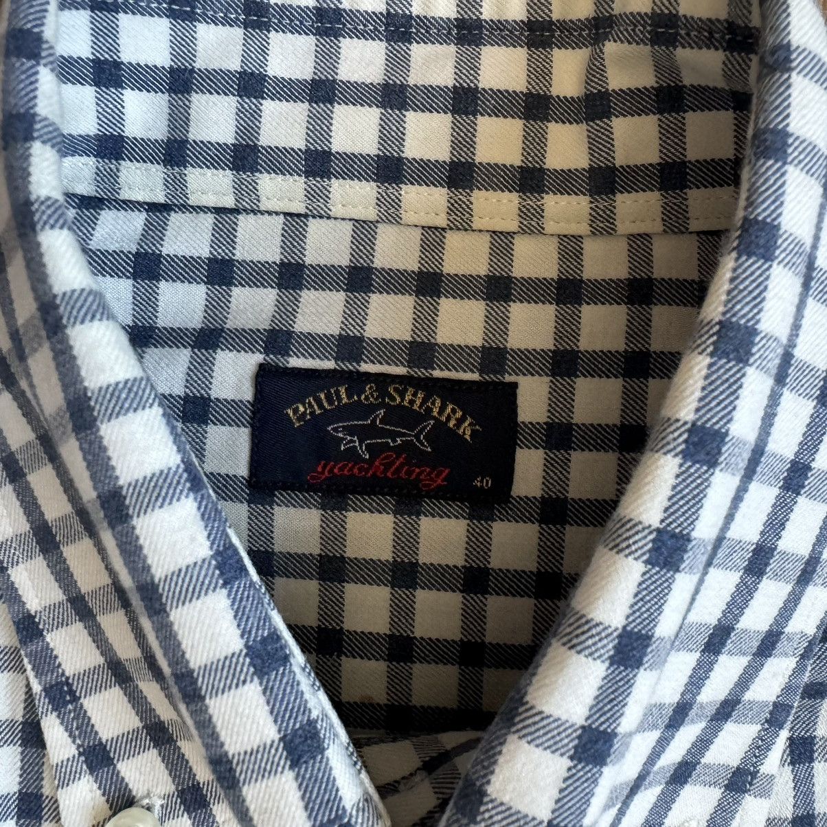 Paul & Shark Paul&Shark Yachting Royal Yacht Club Button Down Shirt Size US M / EU 48-50 / 2 - 7 Thumbnail