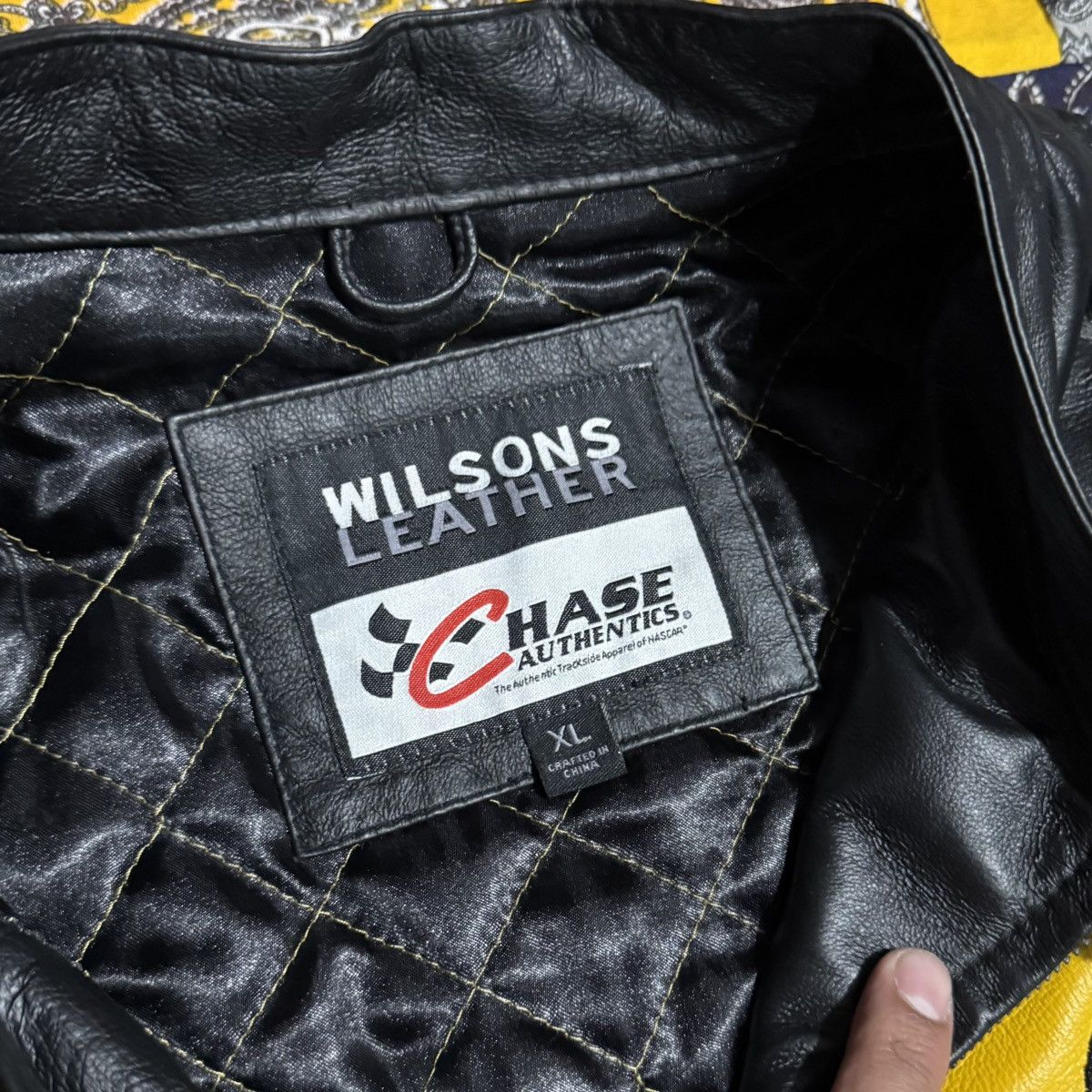 Chase Authentics × NASCAR × Vintage Nascar leather jacket Matt Kenseth Dewalt Size US XL / EU 56 / 4 - 6 Thumbnail