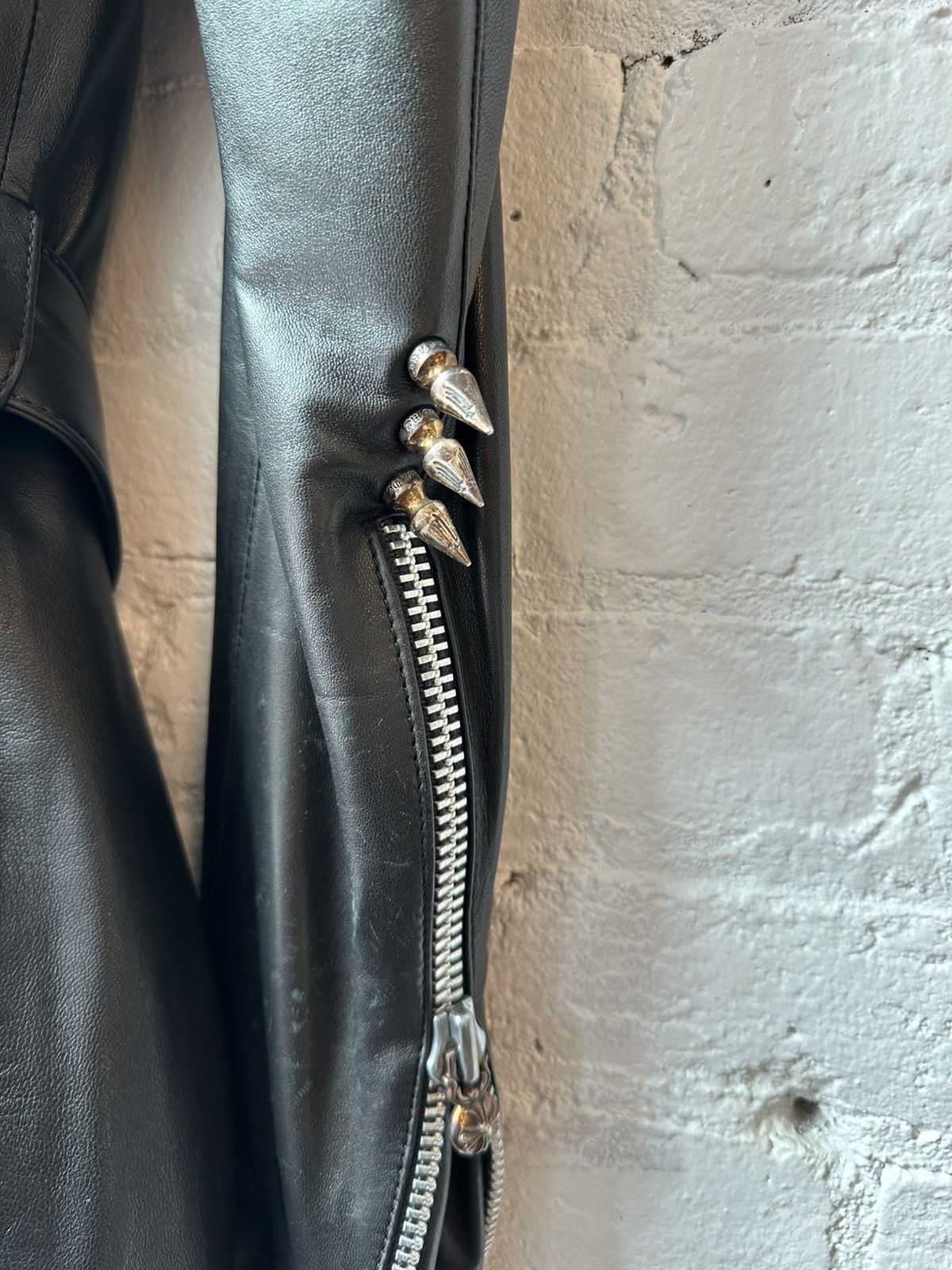 Chrome Hearts CHROME HEARTS 1-1 CUSTOM LEATHER JACKET Size M / US 6-8 / IT 42-44 - 7 Thumbnail
