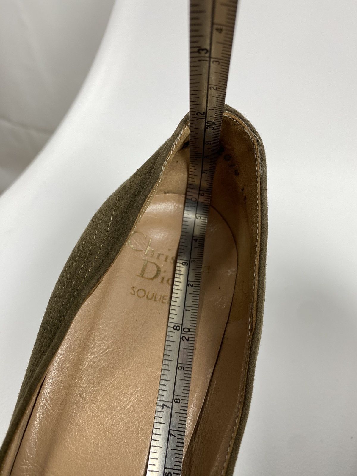 Christian Dior Monsieur × Vintage Christian Dior Souliers Suede Pumps Vintage size EU8,5 Size US 9.5 / IT 39.5 - 12 Thumbnail