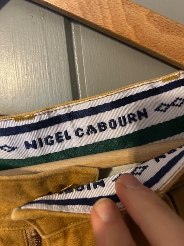 Nigel Cabourn Nigel Cabourn (Mustard) Trousers Size US 28 / EU 44 - 4 Thumbnail