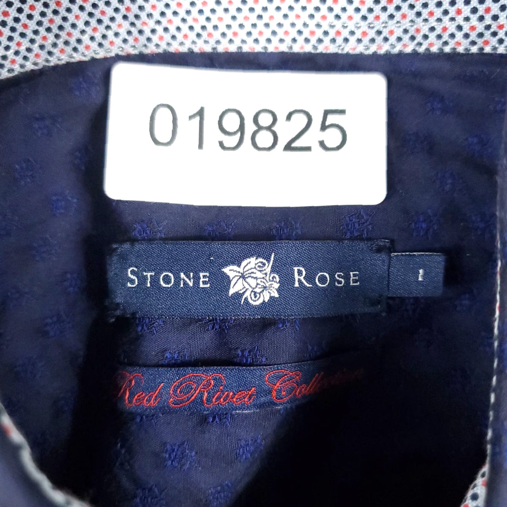 Vintage VINTAGE Stone Rose Shirt Mens Size 1 Navy Blue Casual Button Up Long Sleeve Size US XS / EU 42 / 0 - 6 Thumbnail