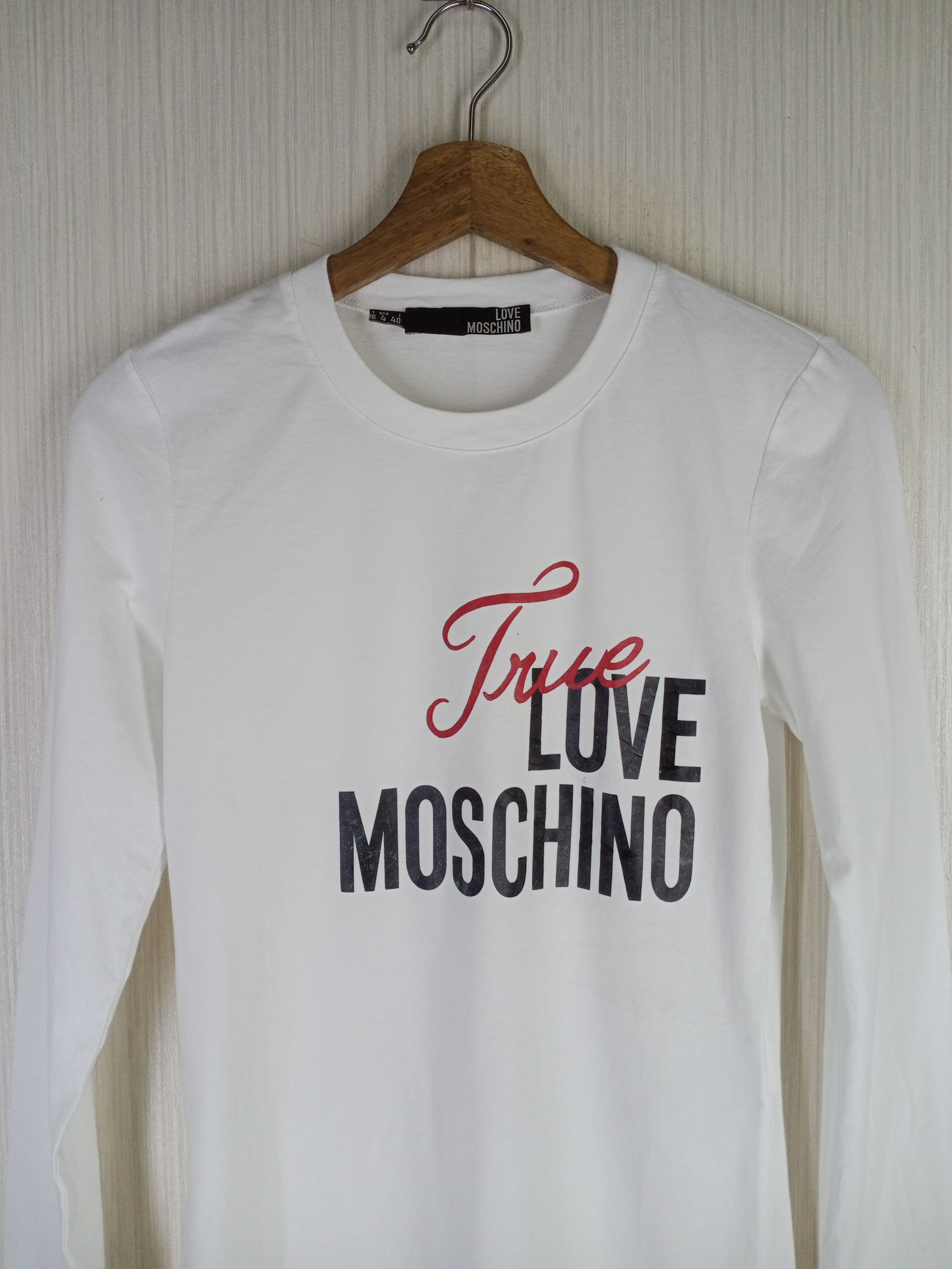 Love Moschino × Moschino Love Moschino Long Sleeve Tshirt Size XS / US 0-2 / IT 36-38 - 2 Thumbnail