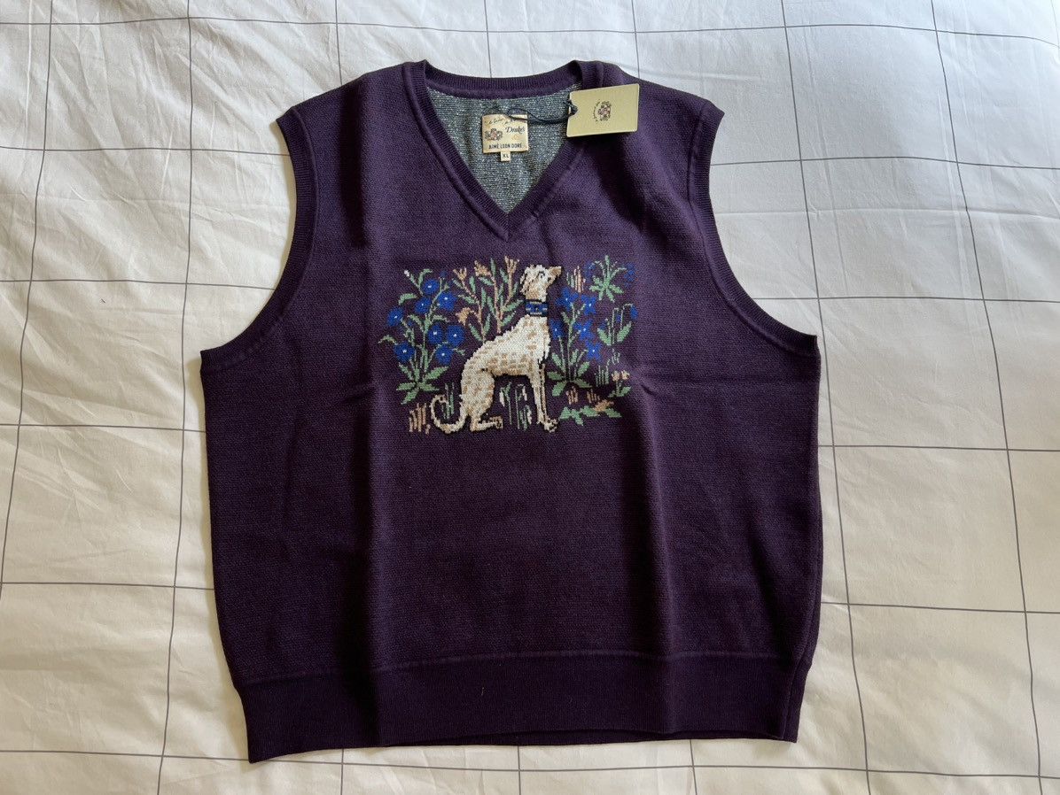 Aime Leon Dore × Drake's Aime Leon Dore ALD/Drake's Greyhound Sweater Vest Size XL Size US XL / EU 56 / 4 - 1 Thumbnail