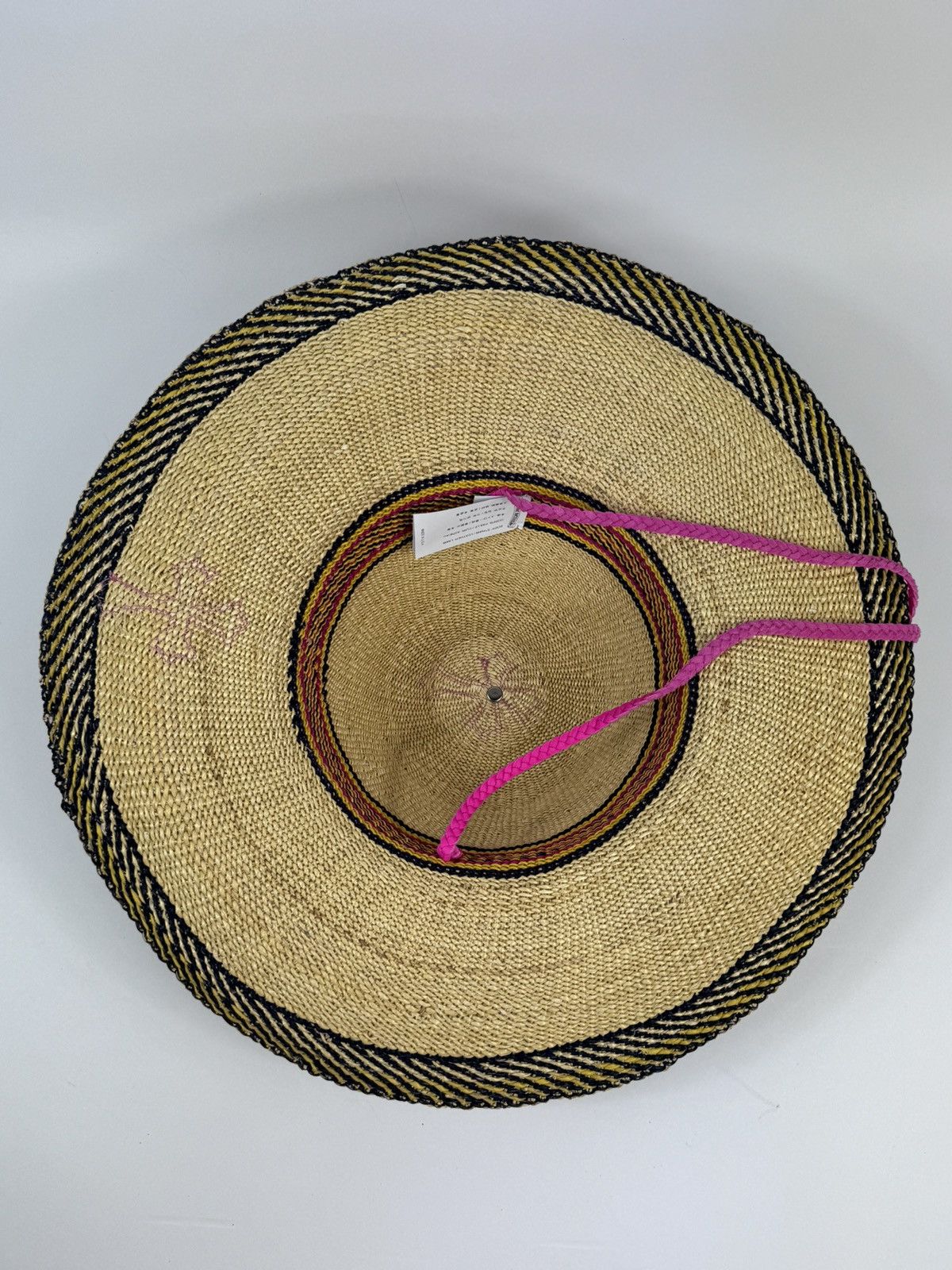 Chrome Hearts PINK CROSS PATCH STRAW HAT ‼️RARE‼️ Size ONE SIZE - 6 Thumbnail