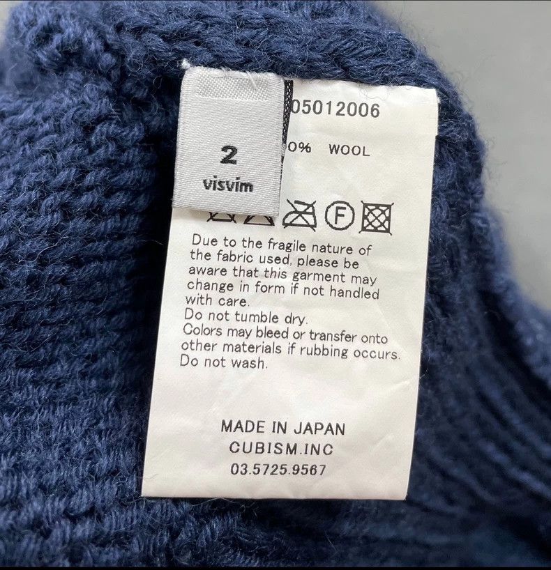 Visvim visvim Wool sweater with green collar sweater 2501-Nextarro Size US M / EU 48-50 / 2 - 3 Thumbnail