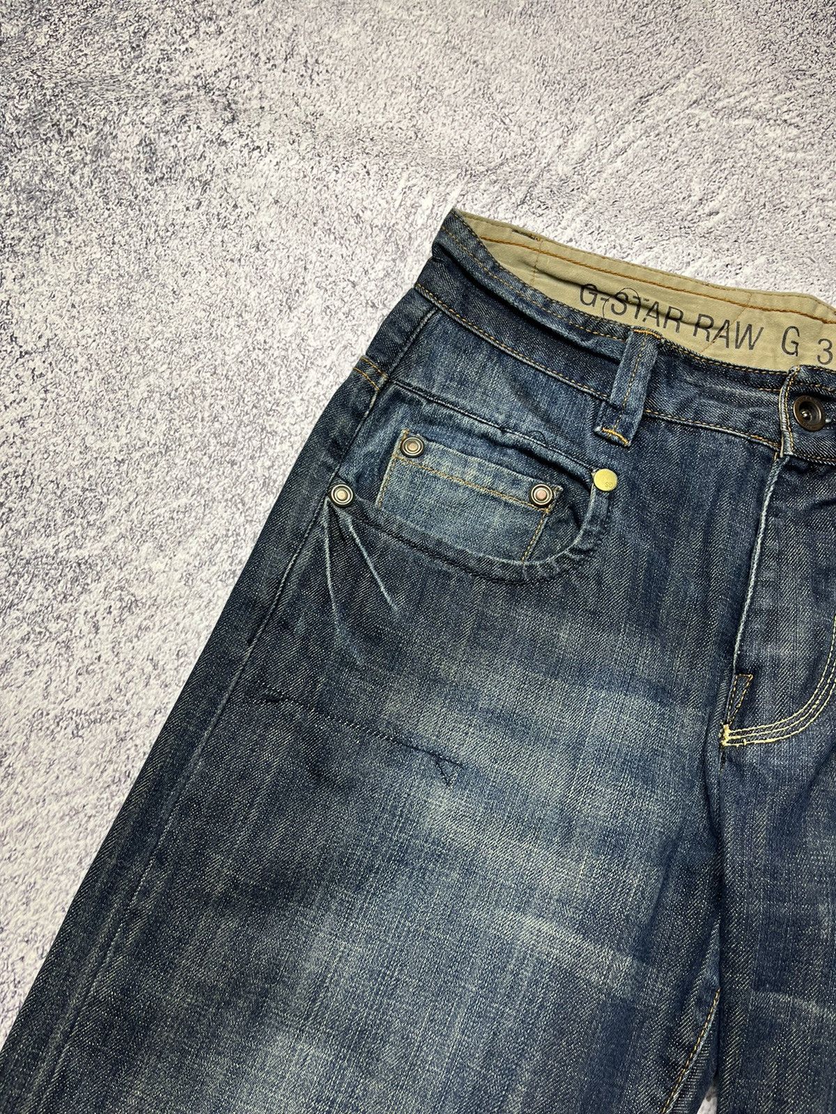G-Star Vintage G Star Raw Denim Knee Avant Garde Pants / Jeans Rare Size US 34 / EU 50 - 9 Thumbnail