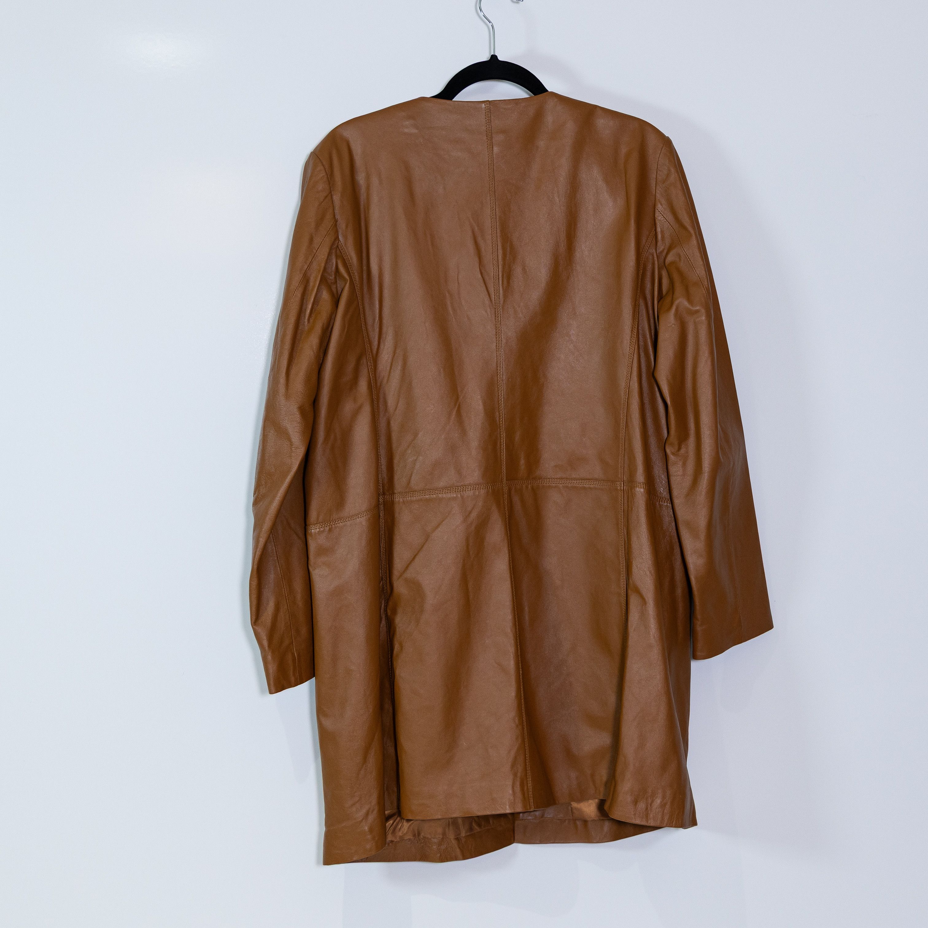 Neiman Marcus Neiman Marcus Genuine Leather Button Front Size XL / US 12-14 / IT 48-50 - 4 Thumbnail