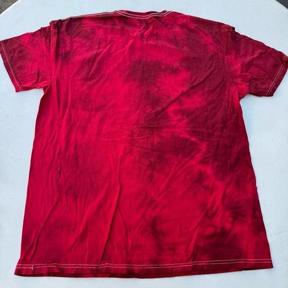 Band Tees × Pink Floyd NEW PINK FLOYD THE DARK SIDE OF THE MOON RED TIE DYE TEE M Size US M / EU 48-50 / 2 - 4 Thumbnail