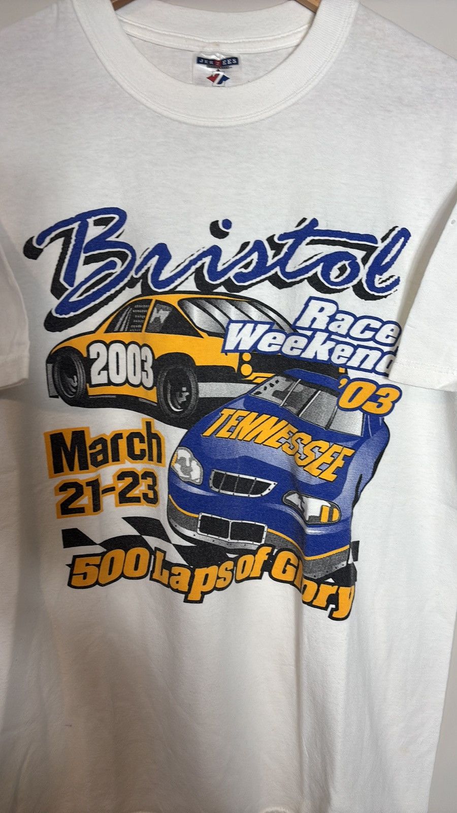 Vintage Vintage NASCAR Bristol Shirt Size US L / EU 52-54 / 3 - 2 Thumbnail