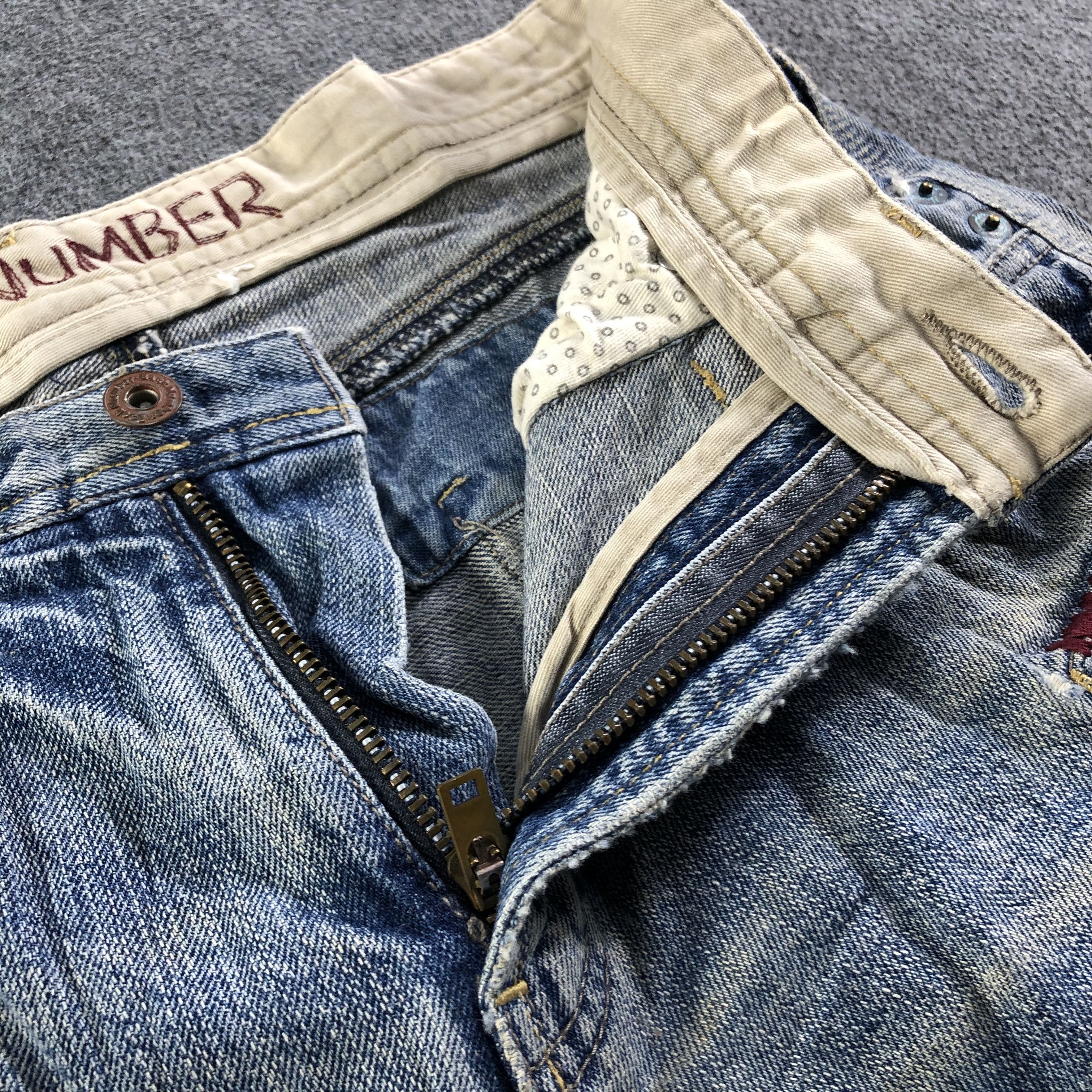 Vintage Vintage Back Number Jeans-J3636 Size US 33 - 8 Thumbnail