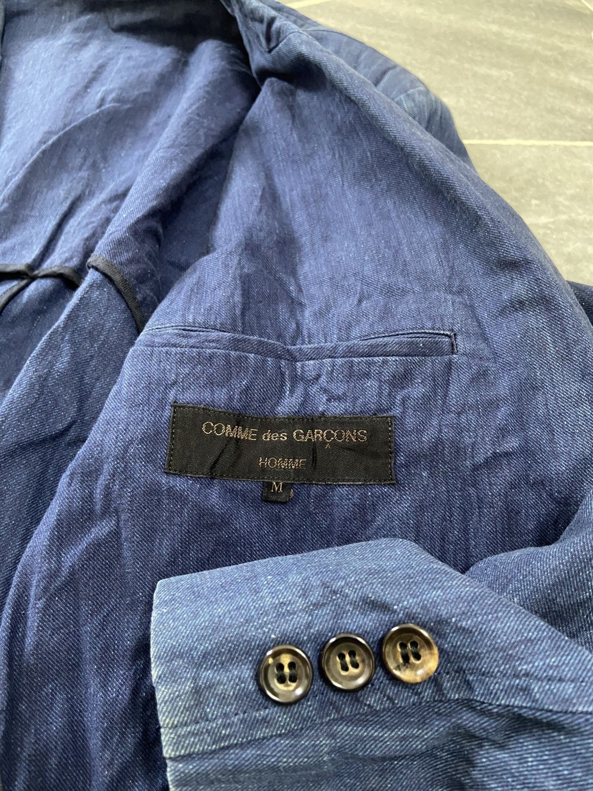 Comme des Garcons Homme Comme des Gargons CDG Homme Blazer Coat Jacket Size US M / EU 48-50 / 2 - 5 Thumbnail