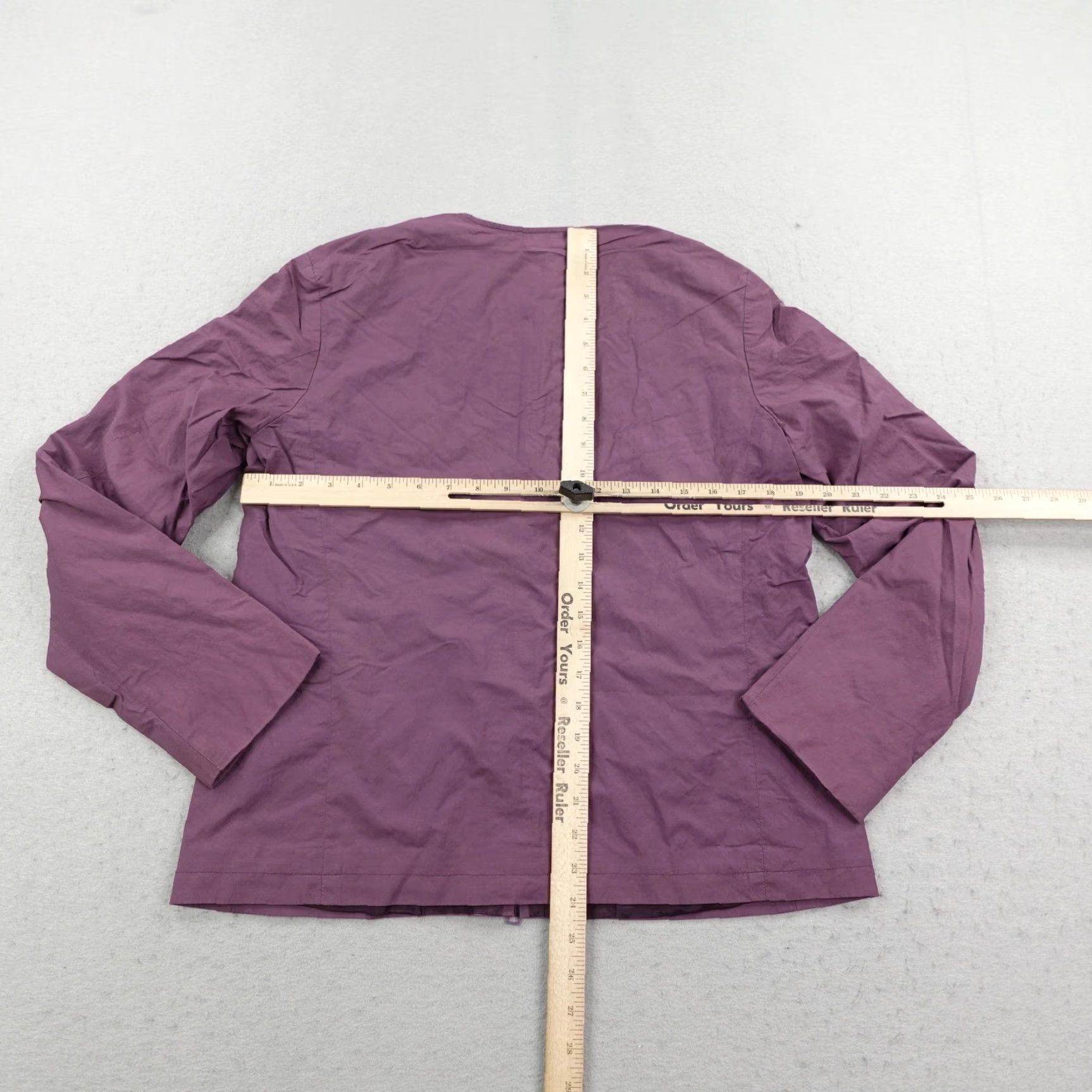 Jil Sander Jil Sander Jacket Womens 40 Purple bomber coat lined full zip flex lightweight | Zip Size S / US 4 / IT 40 - 5 Thumbnail