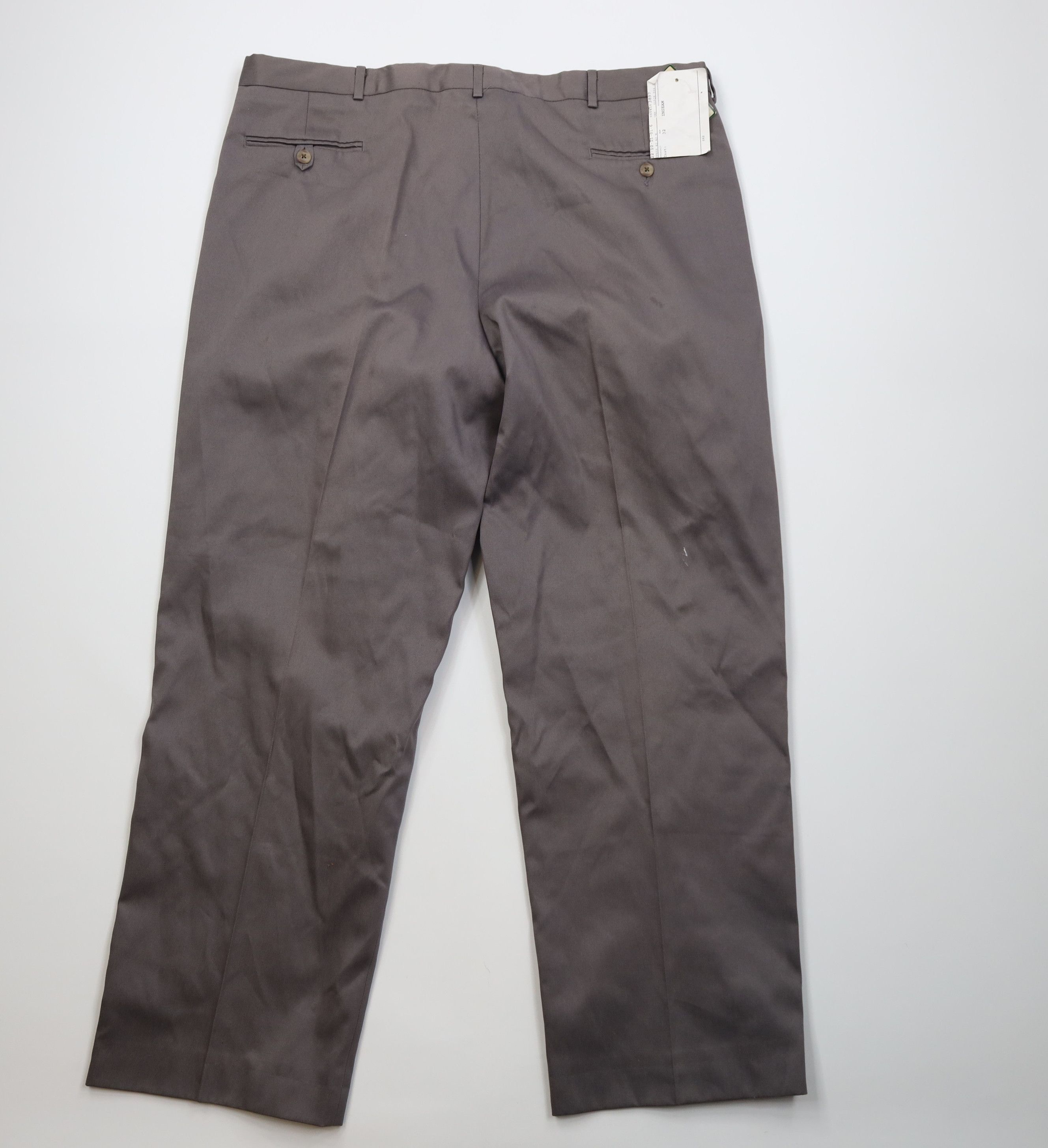 L.L. Bean Deadstock Vintage 90s LL Bean Wide Leg Chino Pants Gray USA Size US 42 / EU 58 - 10 Thumbnail